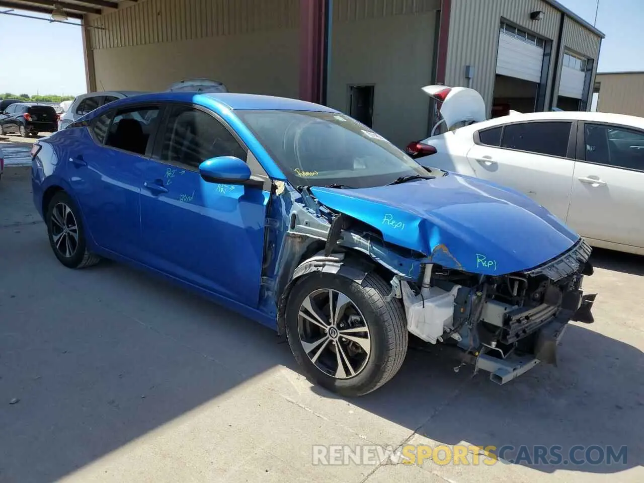 4 Photograph of a damaged car 3N1AB8CV6NY242666 NISSAN SENTRA 2022