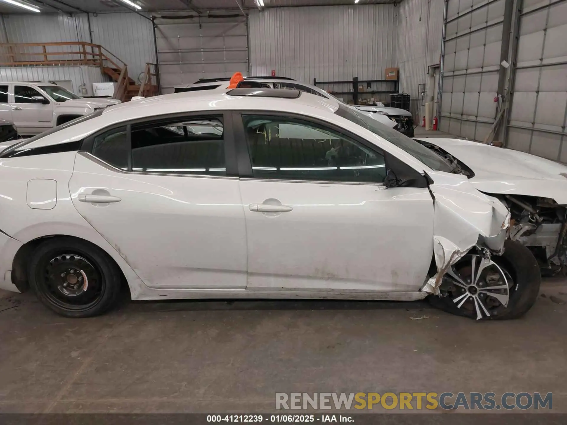 13 Photograph of a damaged car 3N1AB8CV6NY244580 NISSAN SENTRA 2022