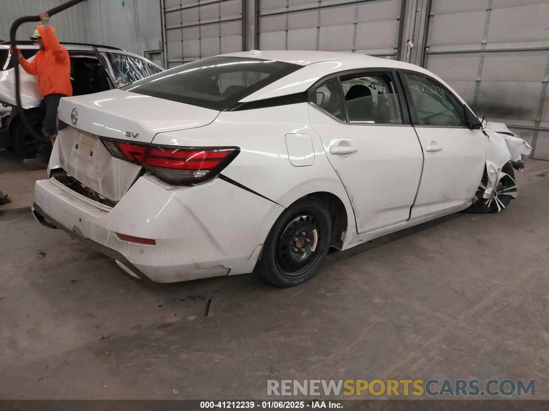 4 Photograph of a damaged car 3N1AB8CV6NY244580 NISSAN SENTRA 2022