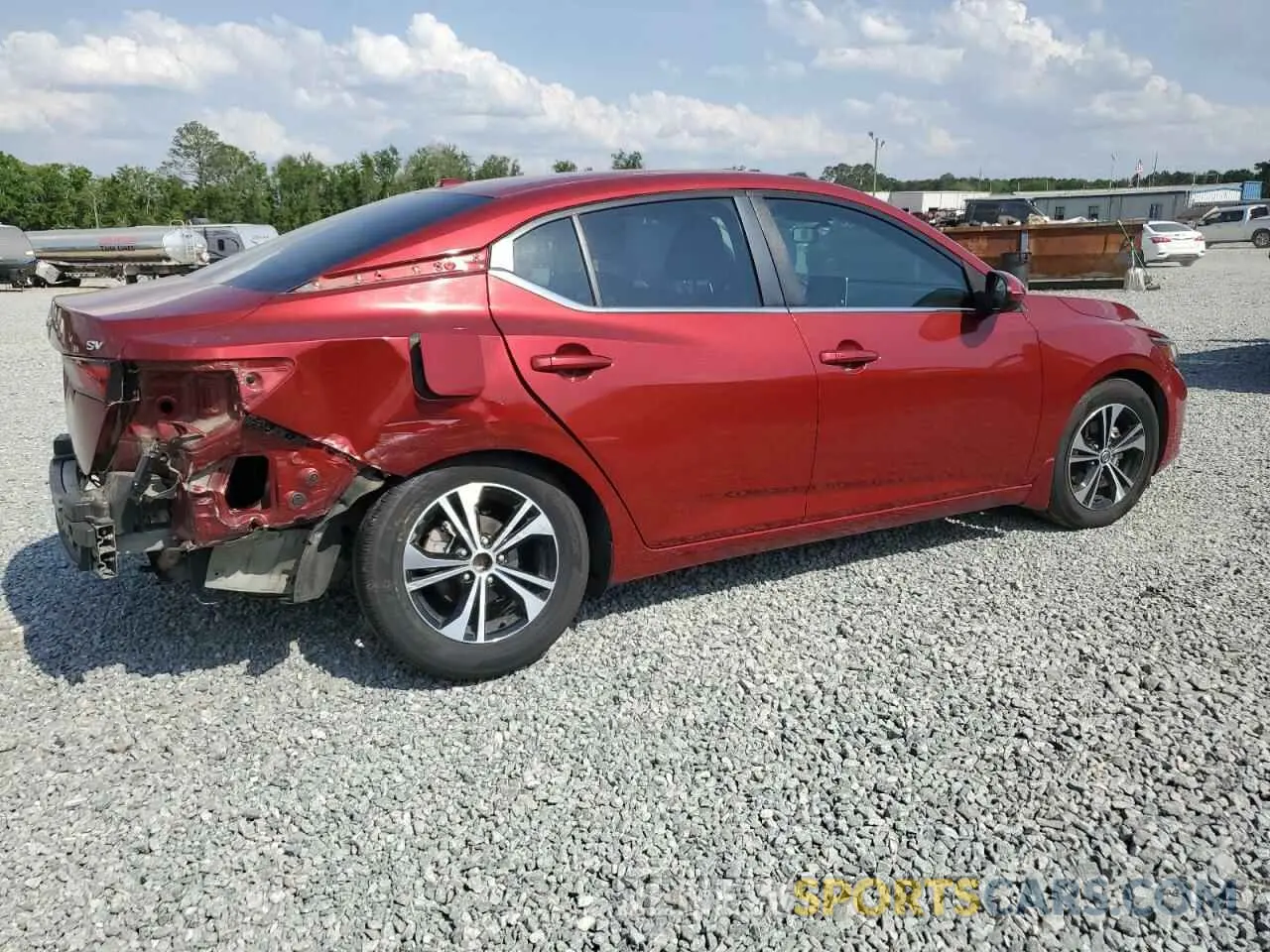 3 Photograph of a damaged car 3N1AB8CV6NY253909 NISSAN SENTRA 2022