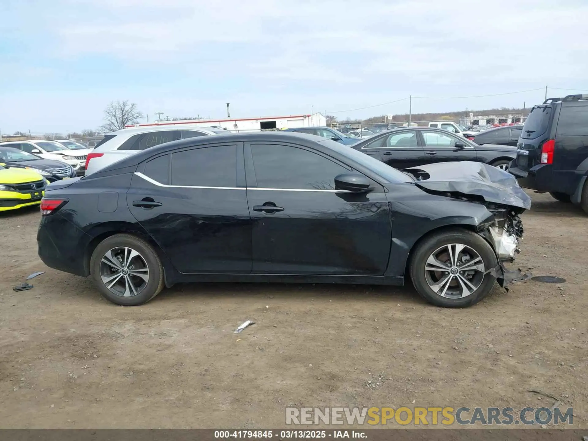 13 Photograph of a damaged car 3N1AB8CV6NY317771 NISSAN SENTRA 2022