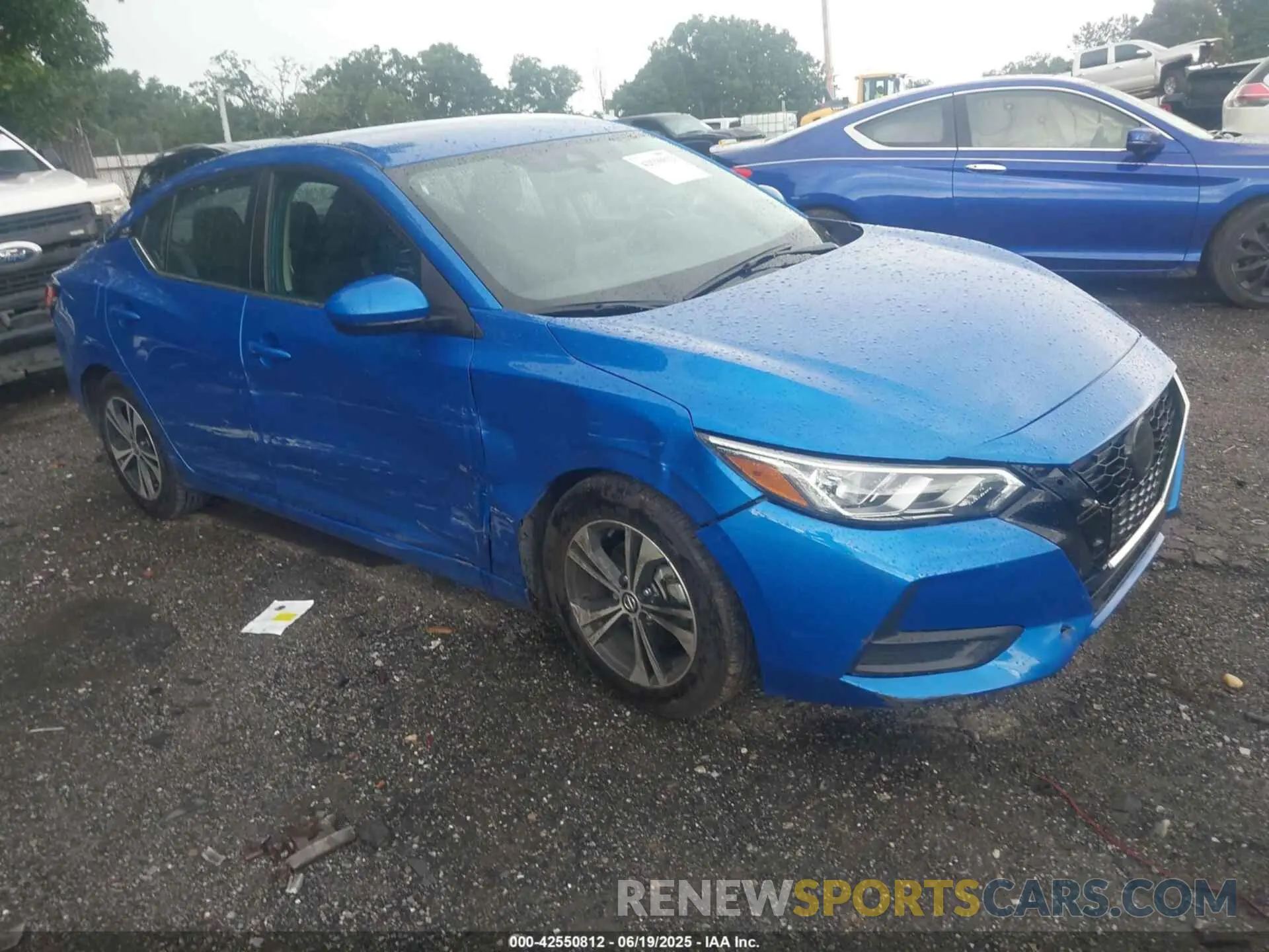 1 Photograph of a damaged car 3N1AB8CV6NY318614 NISSAN SENTRA 2022