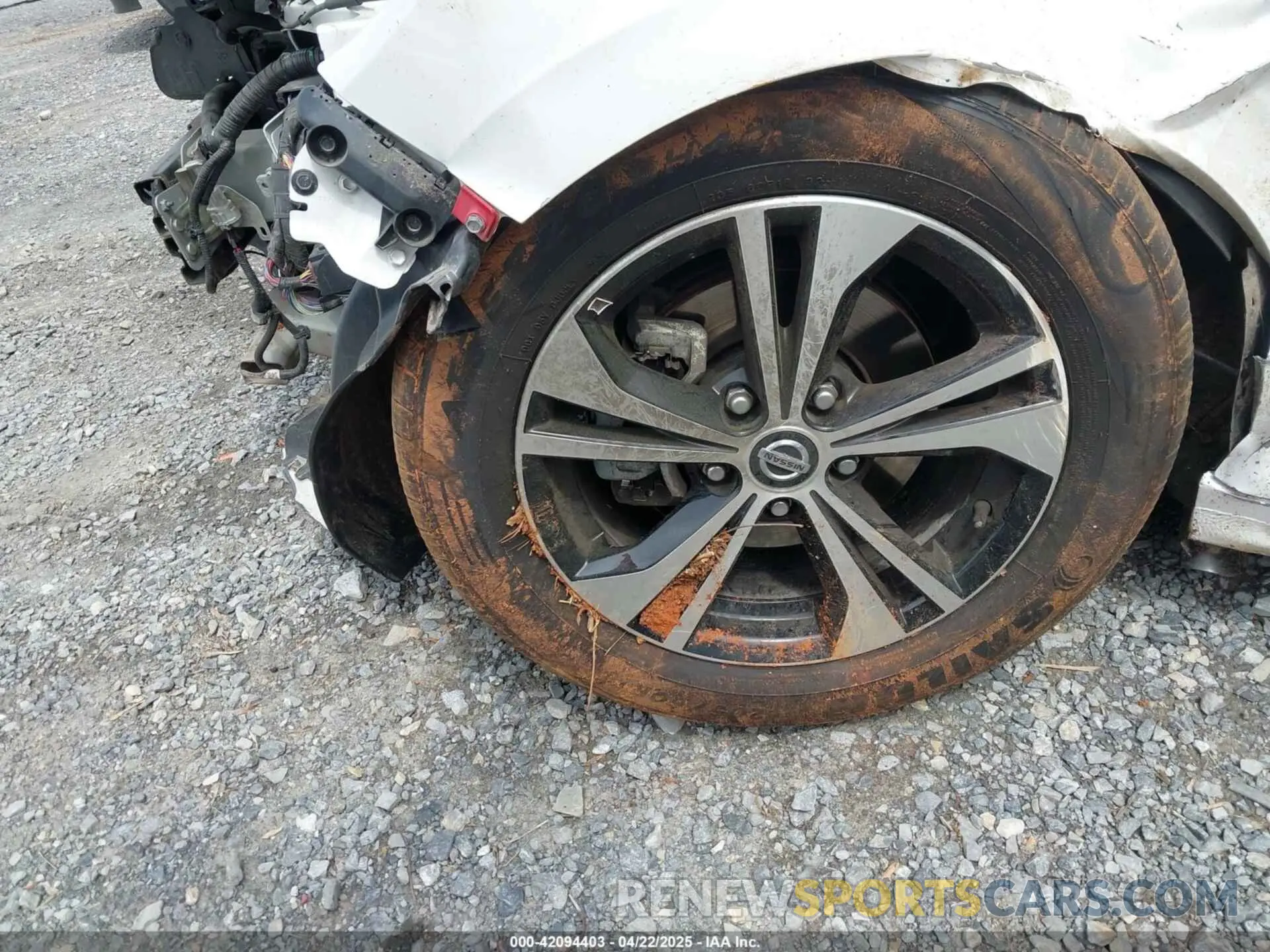 11 Photograph of a damaged car 3N1AB8CV7NY221664 NISSAN SENTRA 2022