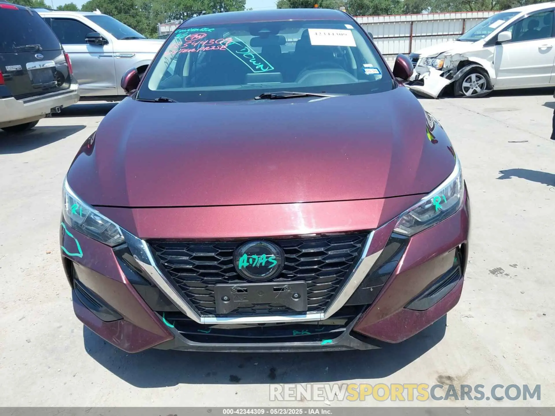 12 Photograph of a damaged car 3N1AB8CV7NY223432 NISSAN SENTRA 2022