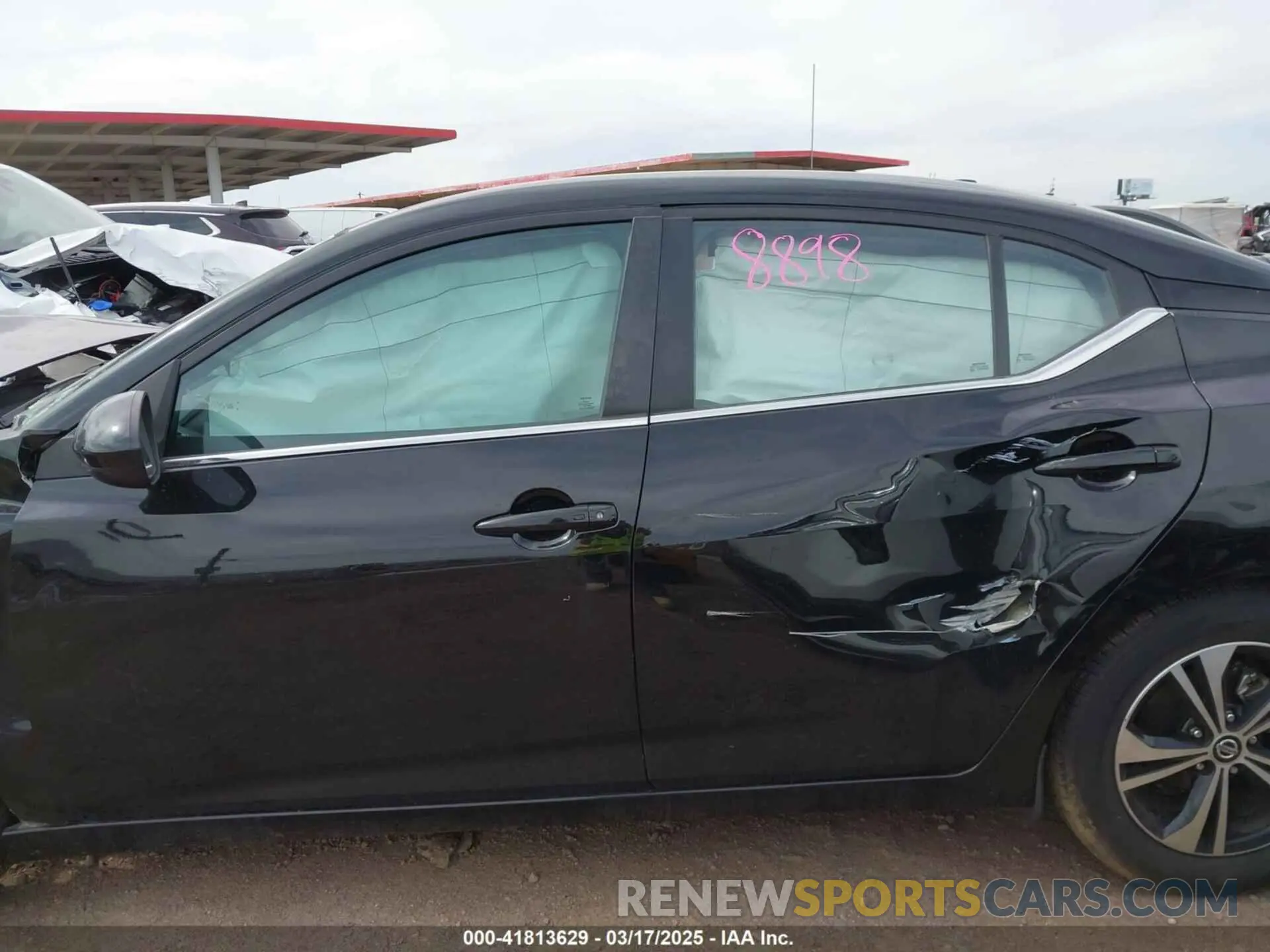 14 Photograph of a damaged car 3N1AB8CV7NY242899 NISSAN SENTRA 2022