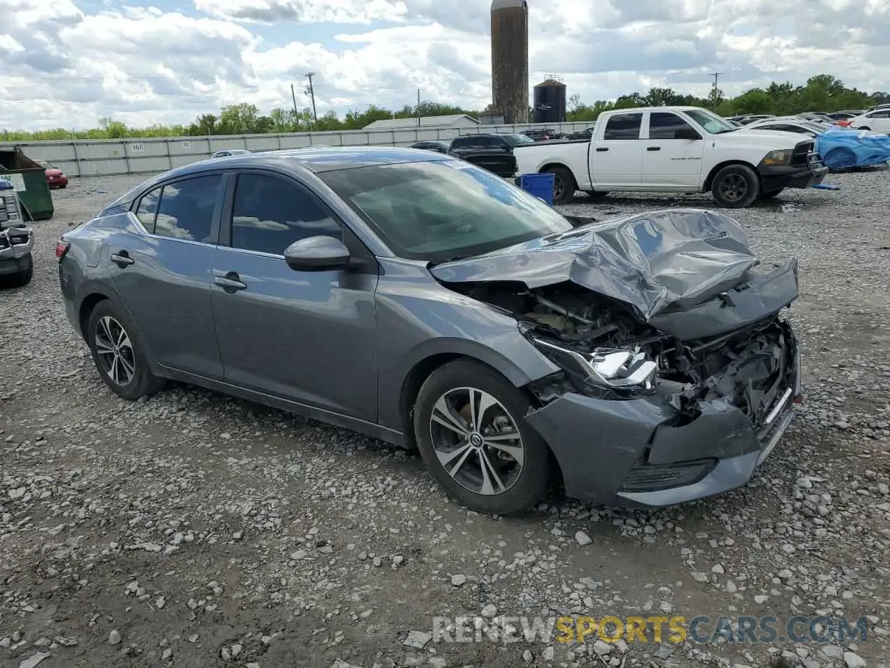 4 Фотография поврежденного автомобиля 3N1AB8CV7NY256527 NISSAN SENTRA 2022