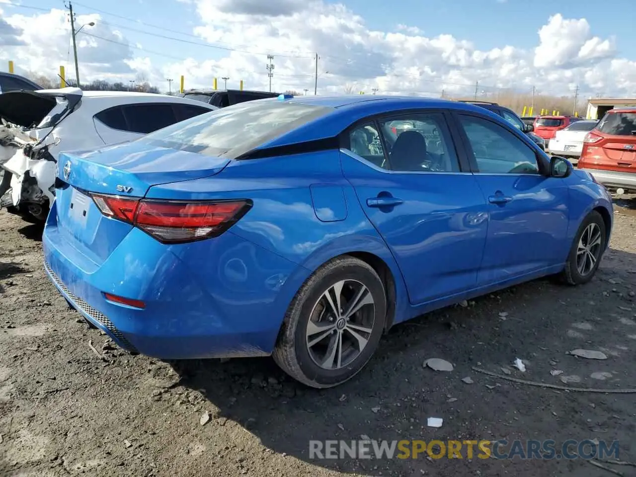 3 Photograph of a damaged car 3N1AB8CV7NY269102 NISSAN SENTRA 2022