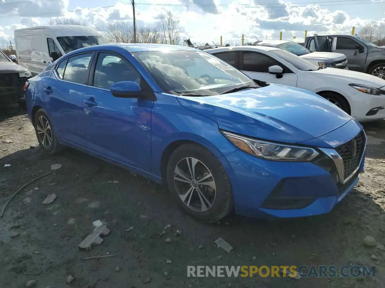 4 Photograph of a damaged car 3N1AB8CV7NY269102 NISSAN SENTRA 2022