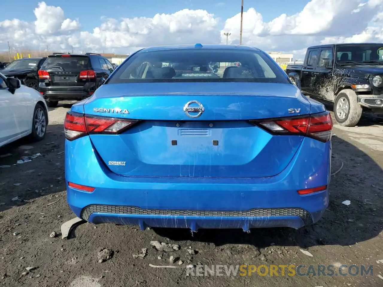 6 Photograph of a damaged car 3N1AB8CV7NY269102 NISSAN SENTRA 2022