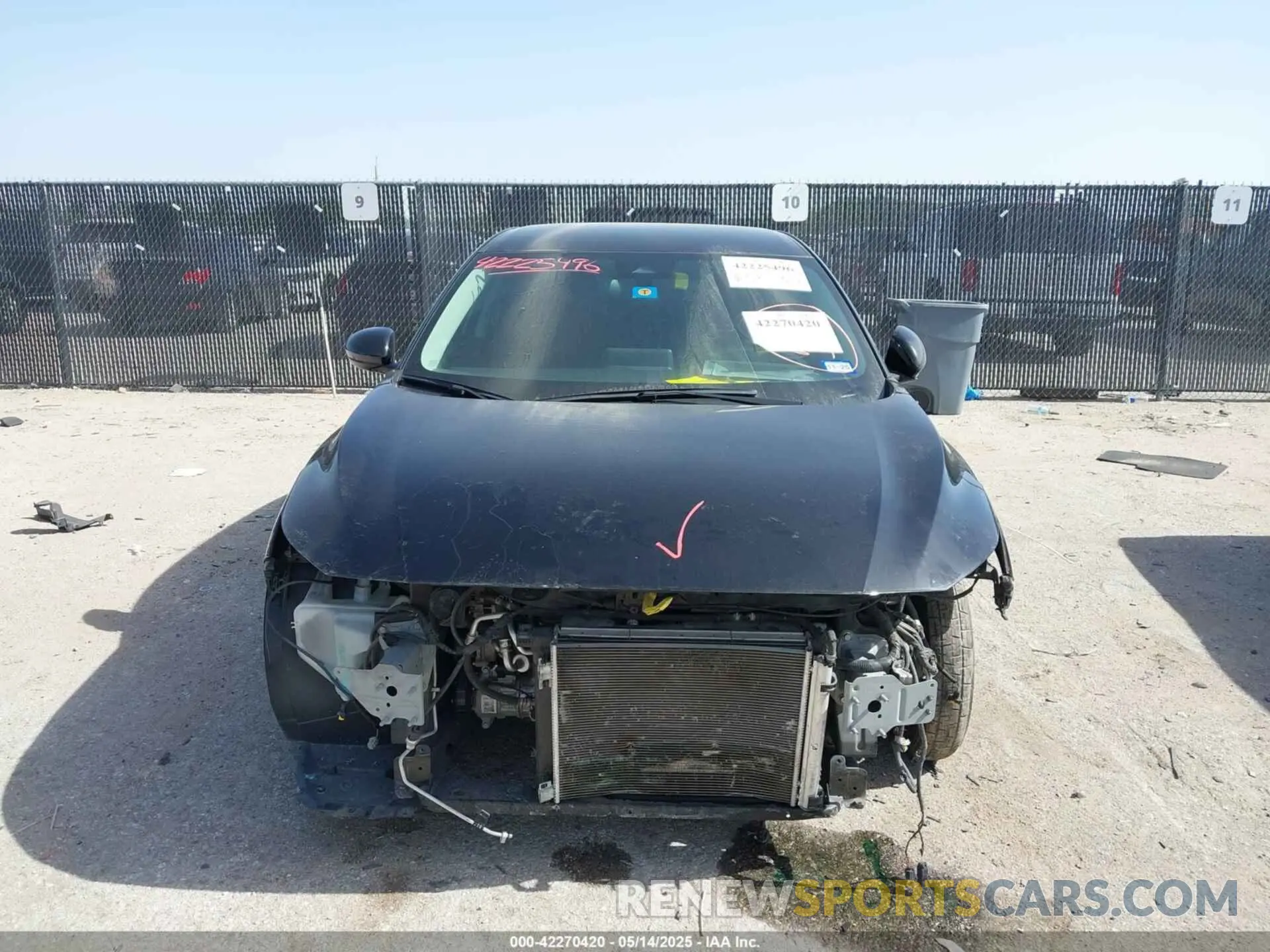 12 Photograph of a damaged car 3N1AB8CV7NY297756 NISSAN SENTRA 2022