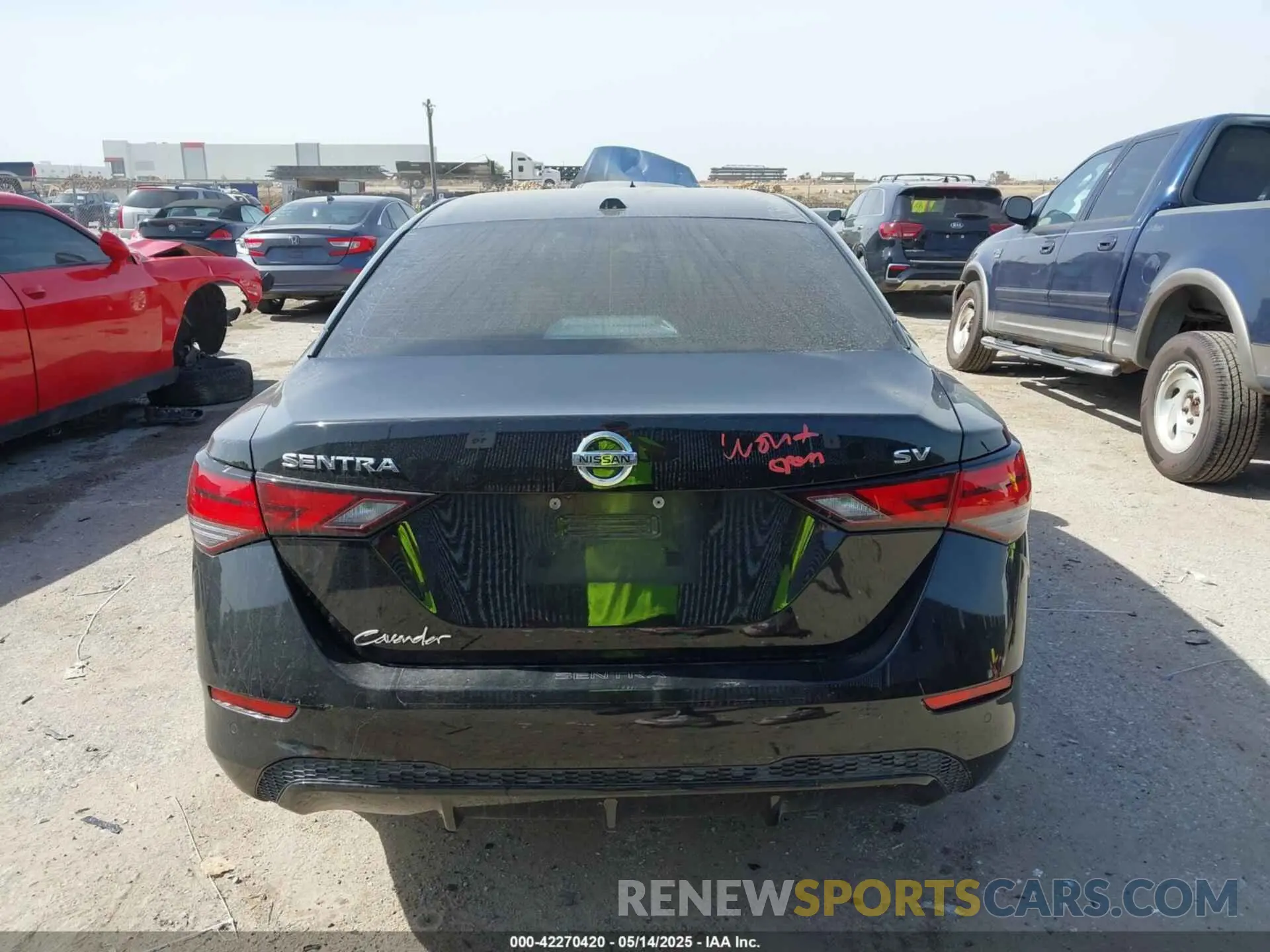 16 Photograph of a damaged car 3N1AB8CV7NY297756 NISSAN SENTRA 2022