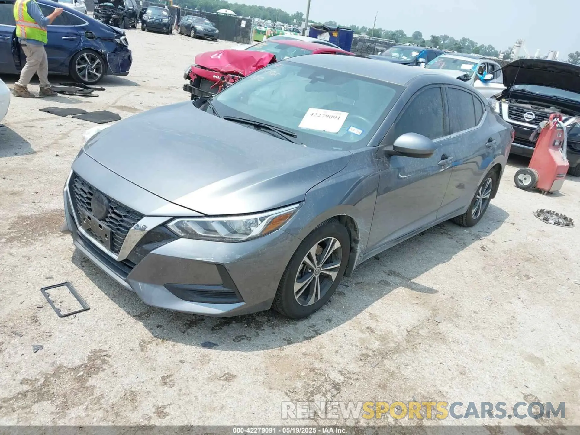2 Photograph of a damaged car 3N1AB8CV7NY302115 NISSAN SENTRA 2022