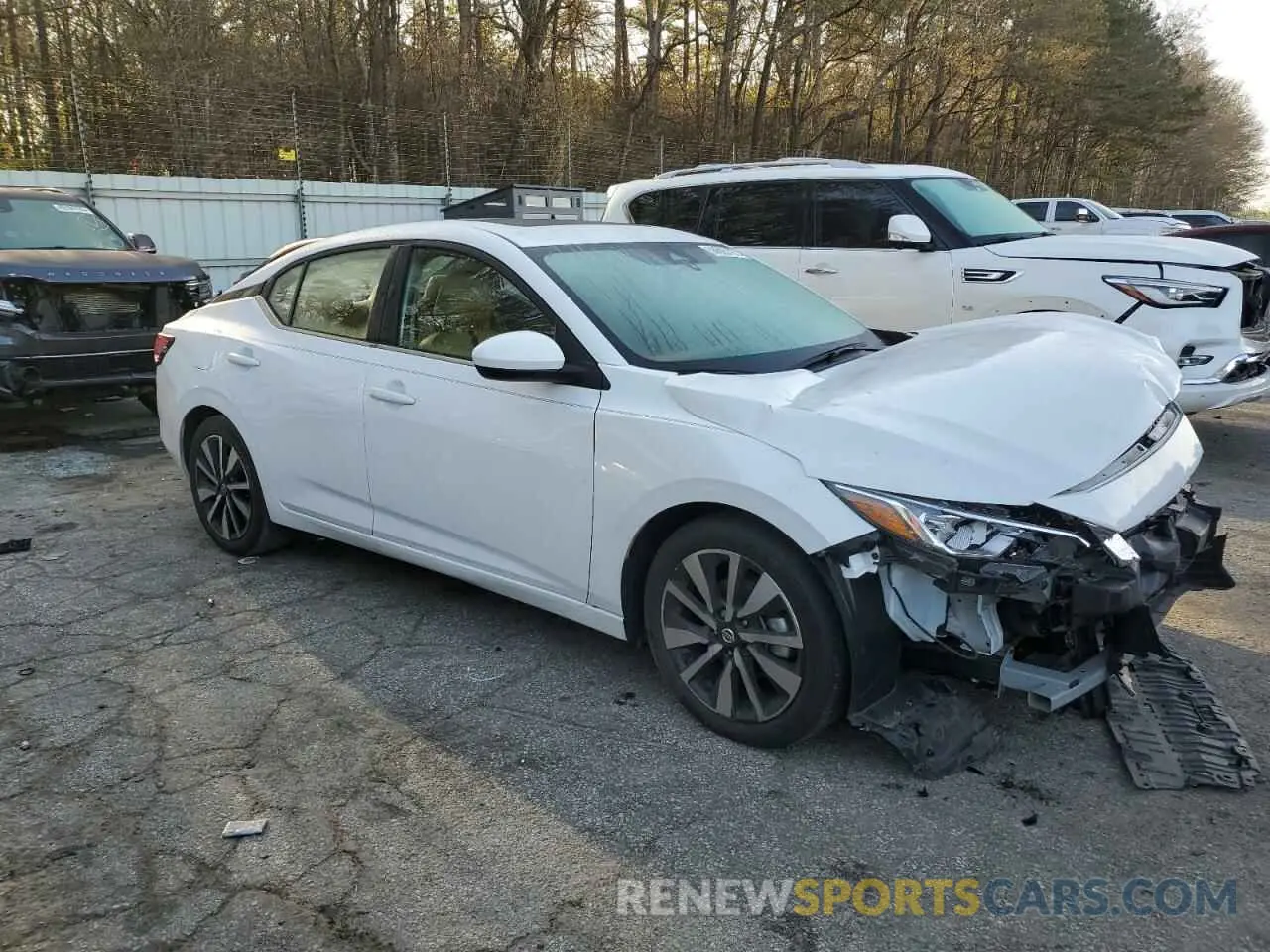 4 Photograph of a damaged car 3N1AB8CV7NY311140 NISSAN SENTRA 2022