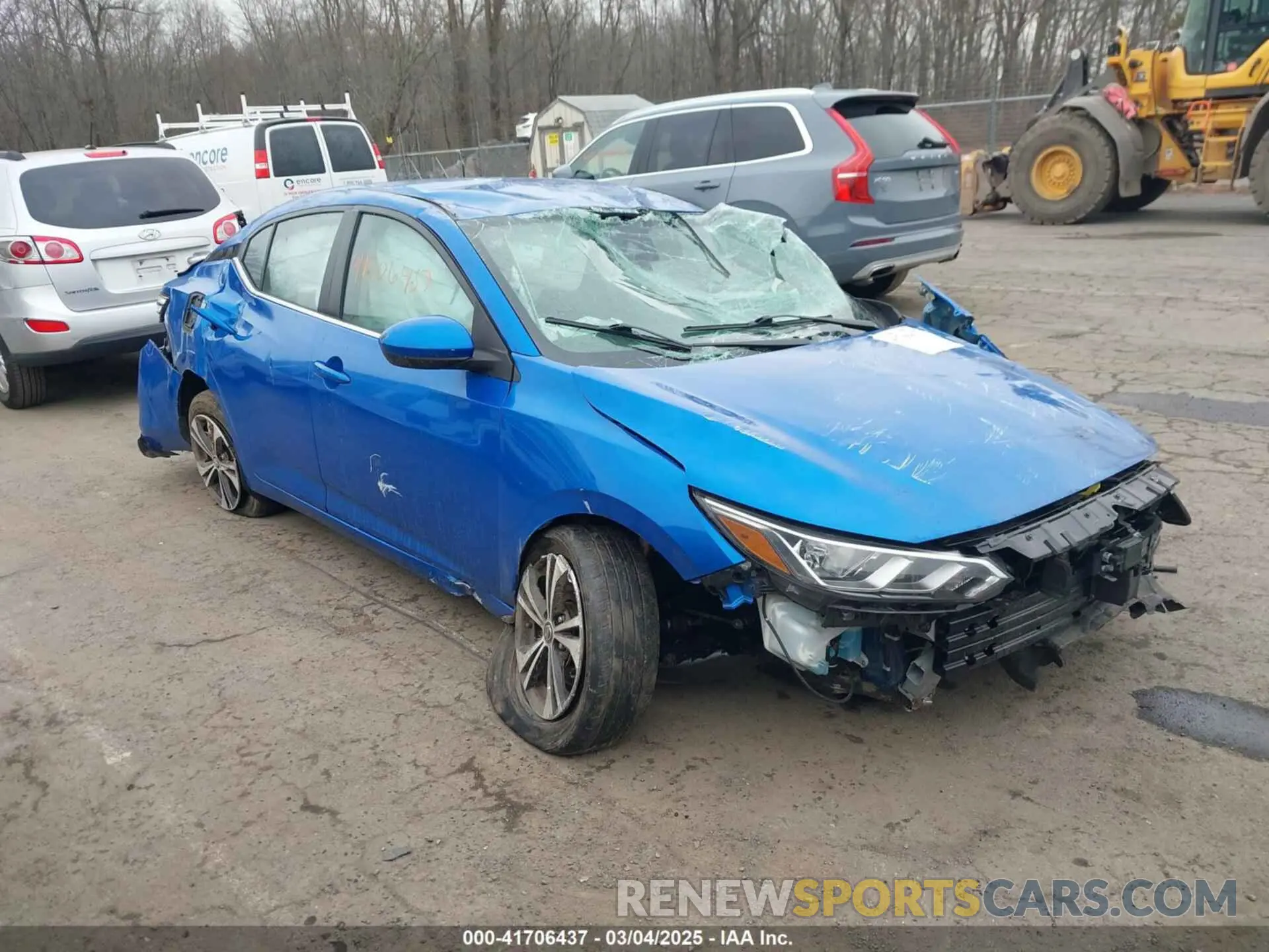 1 Photograph of a damaged car 3N1AB8CV7NY315978 NISSAN SENTRA 2022