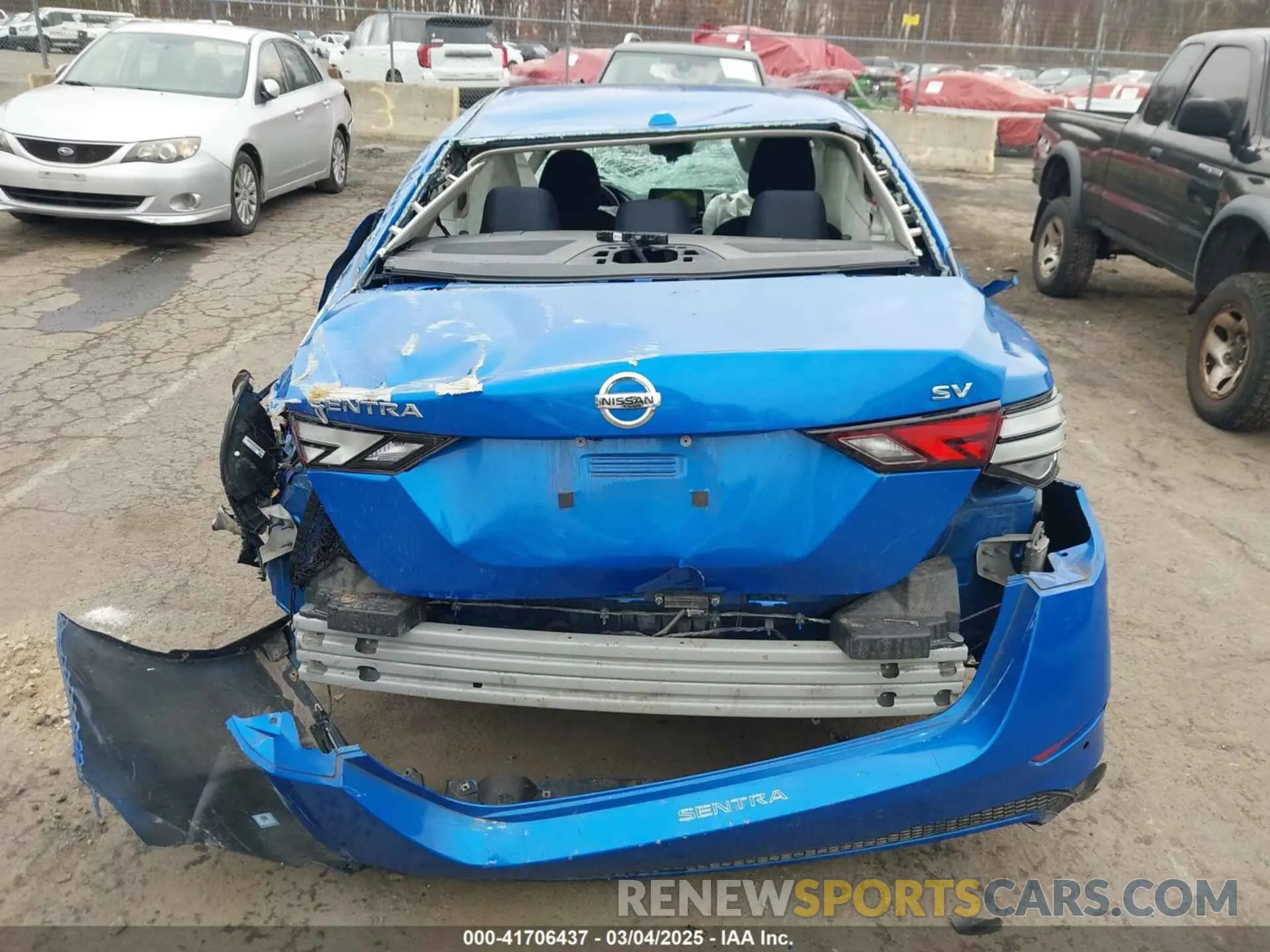 15 Photograph of a damaged car 3N1AB8CV7NY315978 NISSAN SENTRA 2022