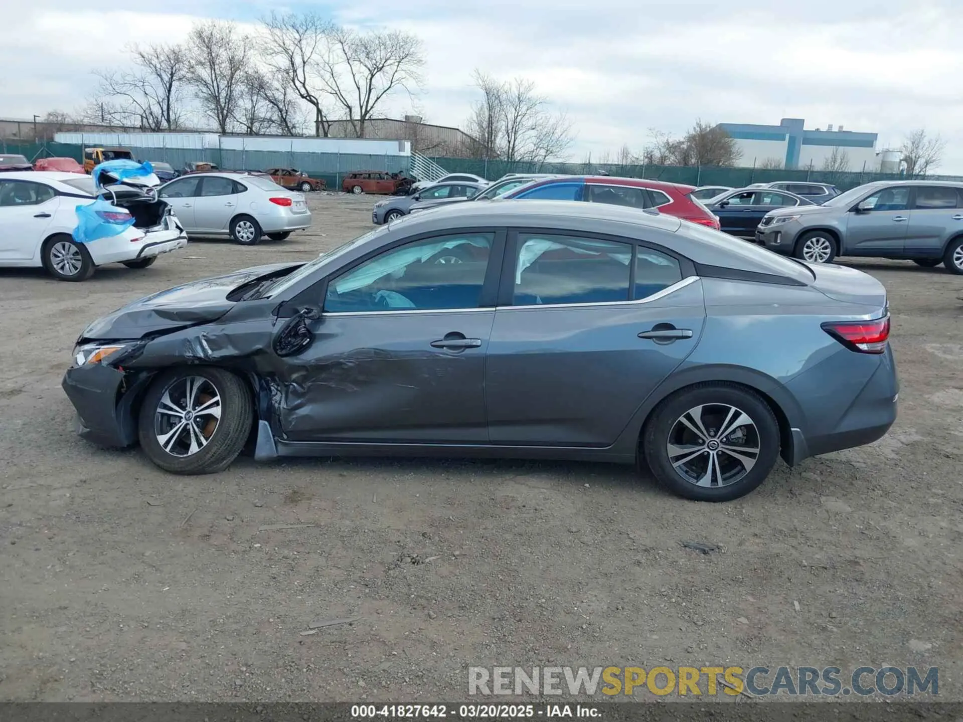 14 Photograph of a damaged car 3N1AB8CV8NY206624 NISSAN SENTRA 2022
