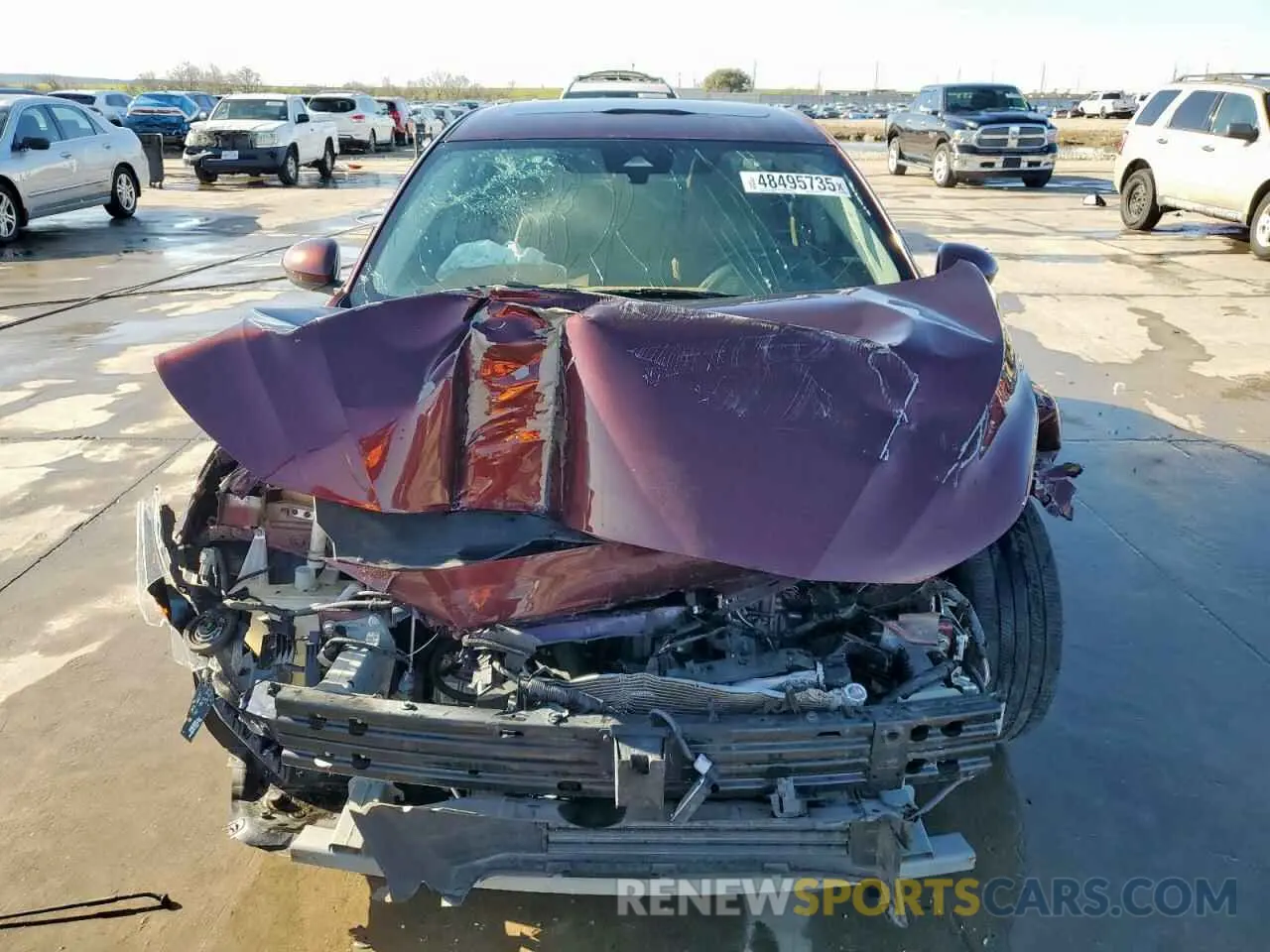 5 Photograph of a damaged car 3N1AB8CV8NY221656 NISSAN SENTRA 2022