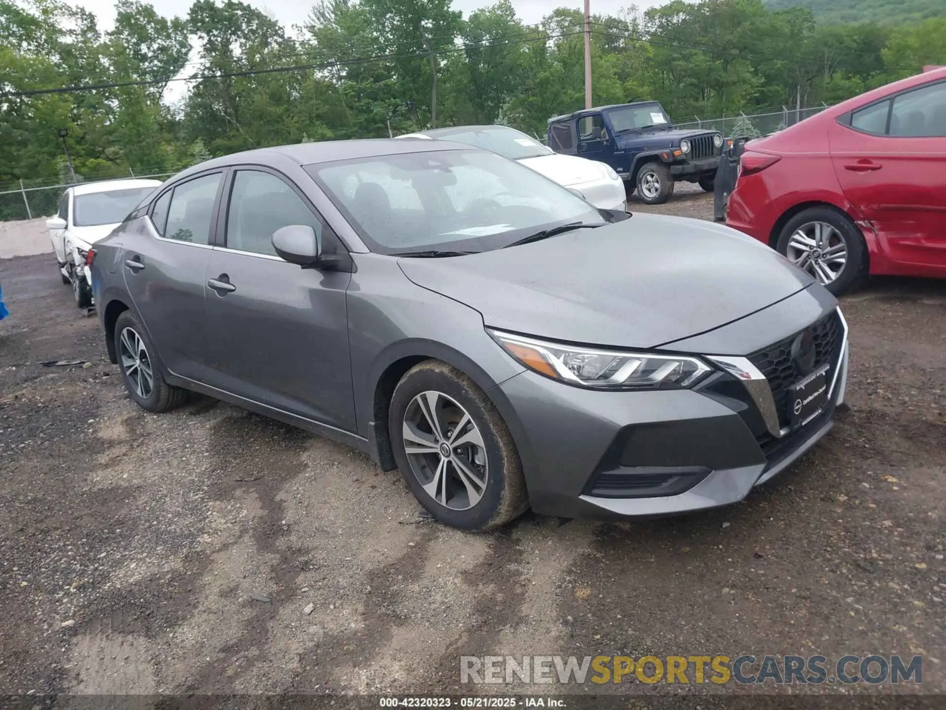 1 Photograph of a damaged car 3N1AB8CV8NY234696 NISSAN SENTRA 2022