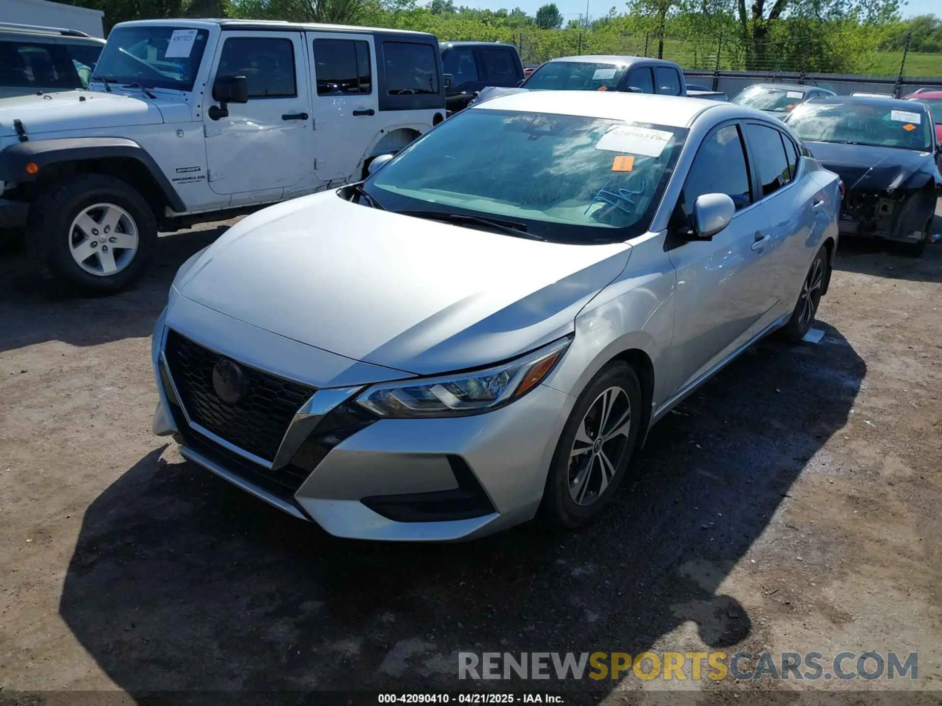 2 Photograph of a damaged car 3N1AB8CV8NY237467 NISSAN SENTRA 2022