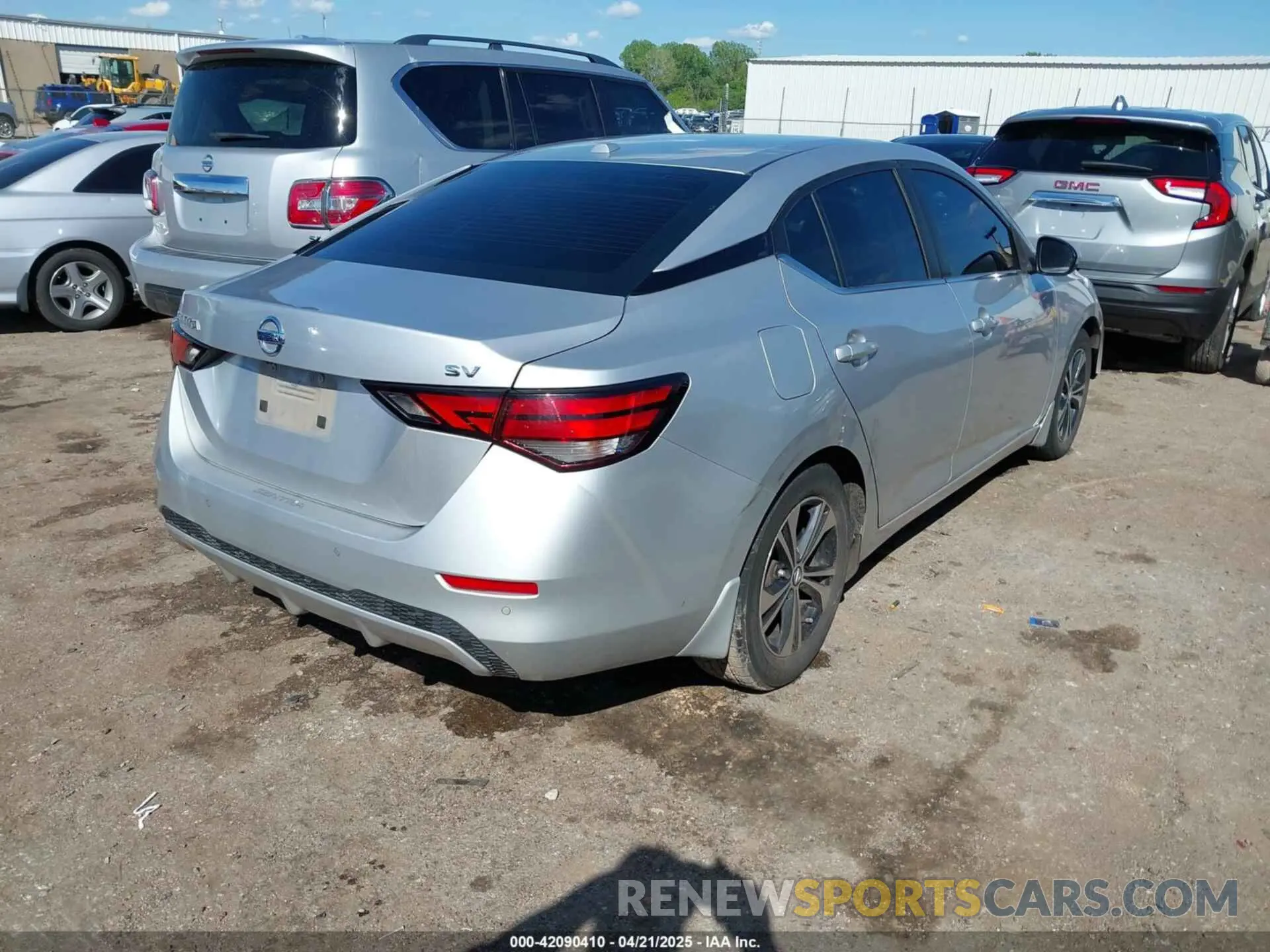 4 Photograph of a damaged car 3N1AB8CV8NY237467 NISSAN SENTRA 2022