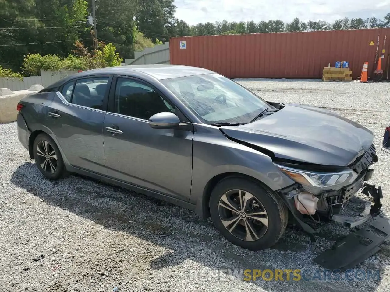 4 Photograph of a damaged car 3N1AB8CV8NY252146 NISSAN SENTRA 2022