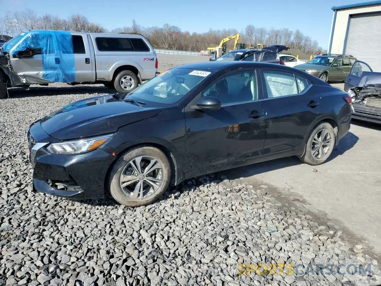 1 Photograph of a damaged car 3N1AB8CV8NY259355 NISSAN SENTRA 2022