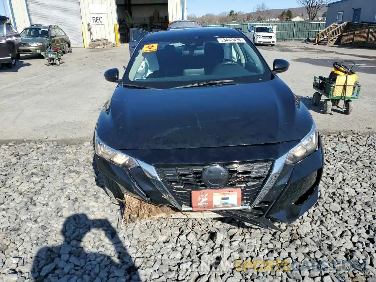 5 Photograph of a damaged car 3N1AB8CV8NY259355 NISSAN SENTRA 2022
