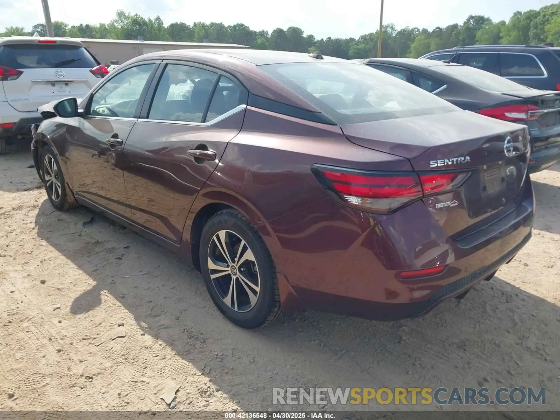3 Photograph of a damaged car 3N1AB8CV8NY261686 NISSAN SENTRA 2022