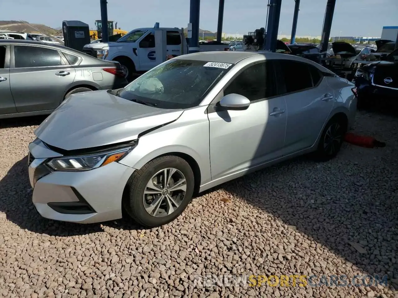1 Photograph of a damaged car 3N1AB8CV8NY271327 NISSAN SENTRA 2022