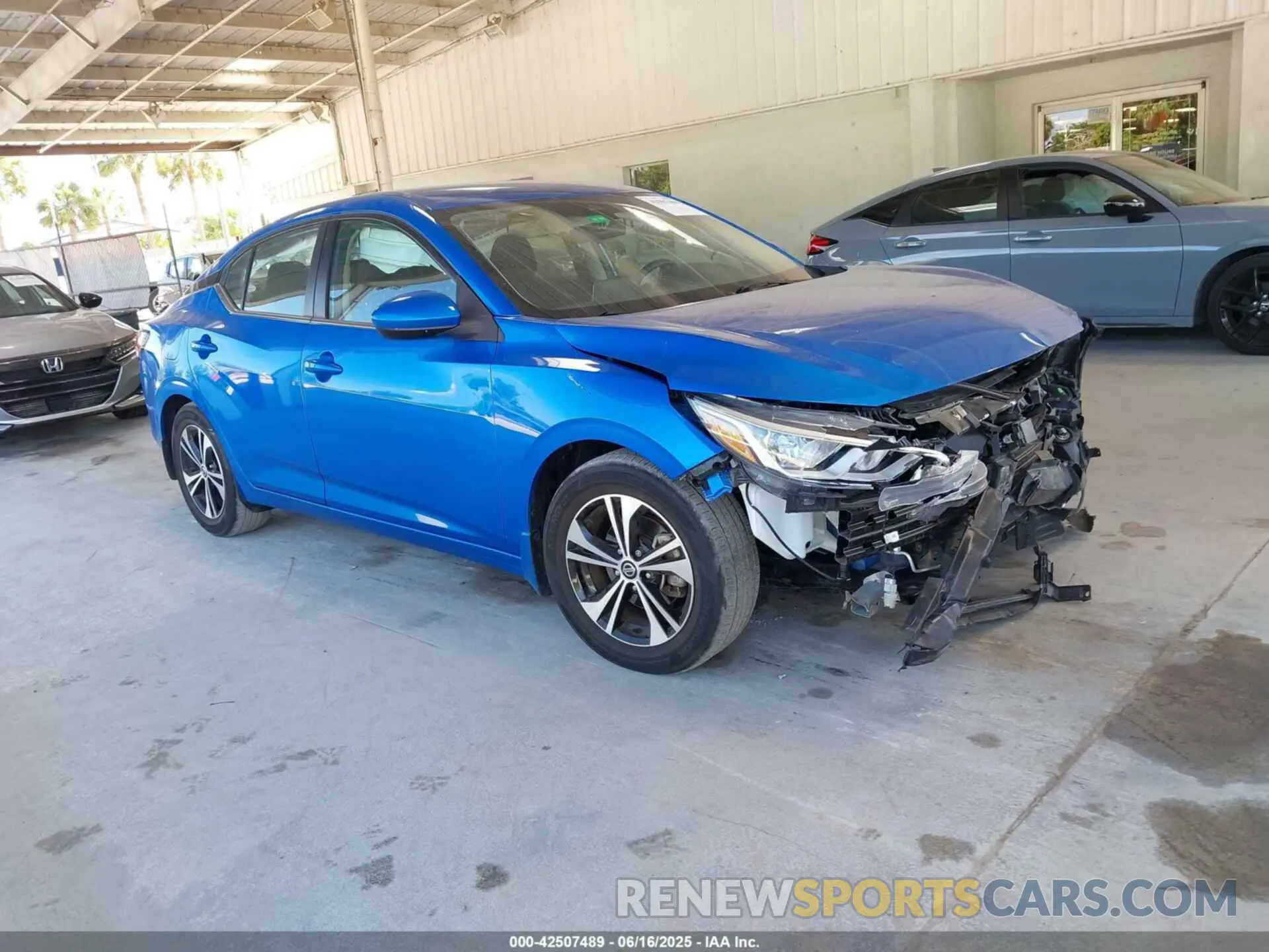 14 Photograph of a damaged car 3N1AB8CV8NY273465 NISSAN SENTRA 2022