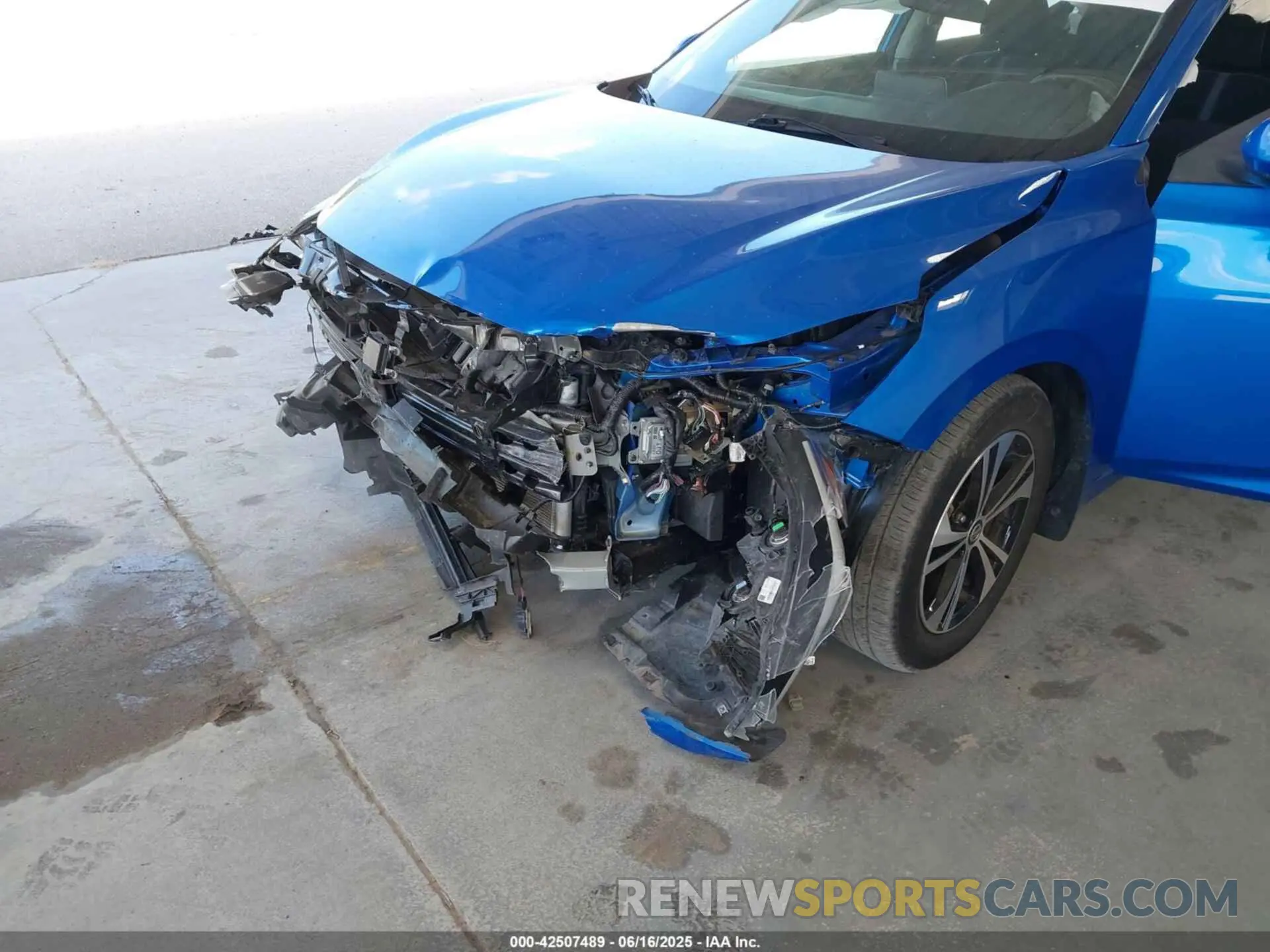6 Photograph of a damaged car 3N1AB8CV8NY273465 NISSAN SENTRA 2022