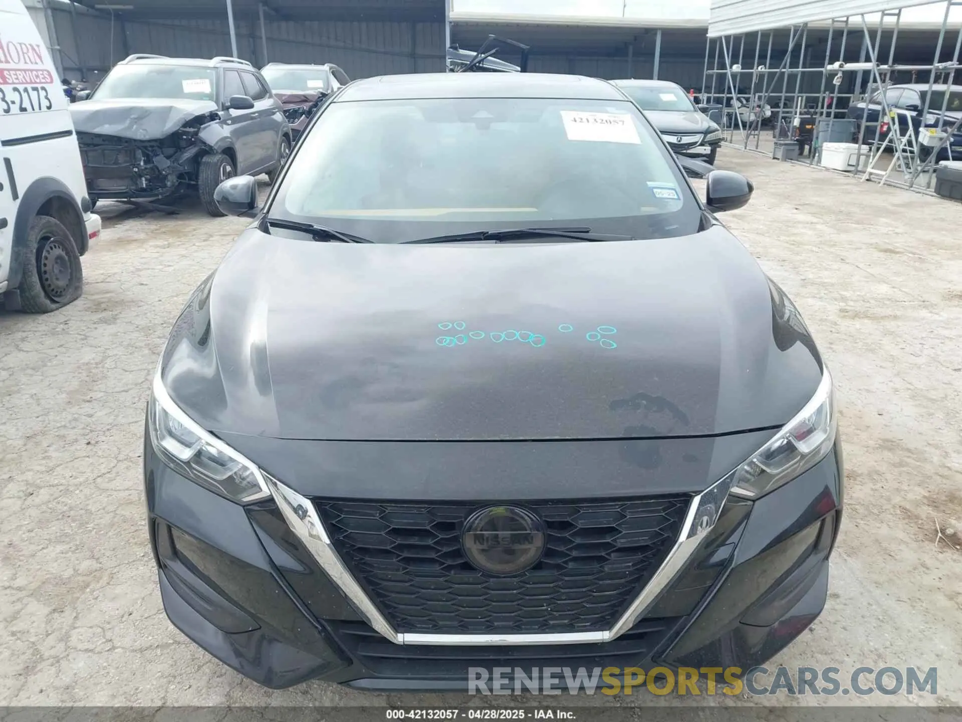 12 Photograph of a damaged car 3N1AB8CV8NY279623 NISSAN SENTRA 2022
