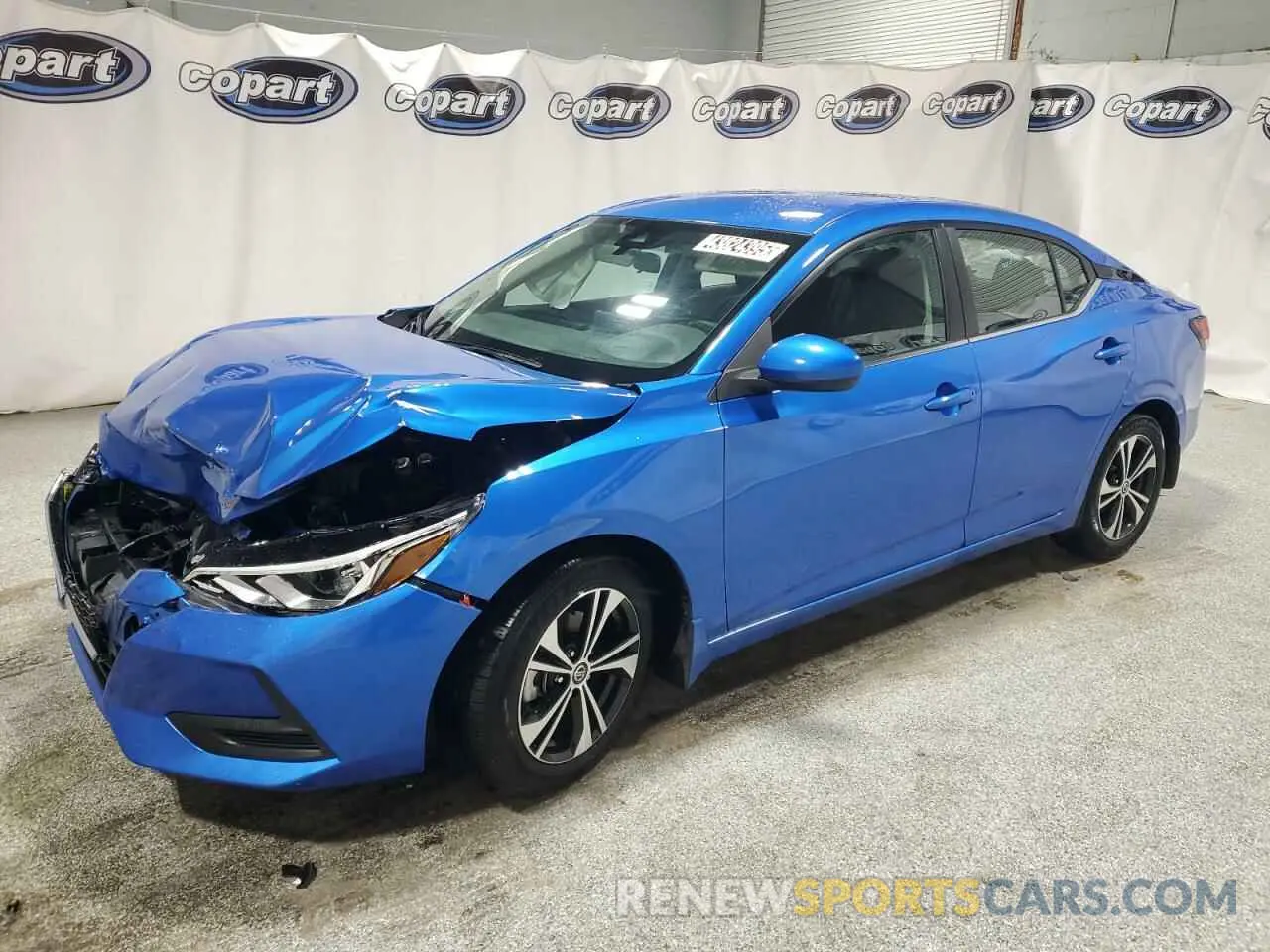 1 Photograph of a damaged car 3N1AB8CV8NY305816 NISSAN SENTRA 2022