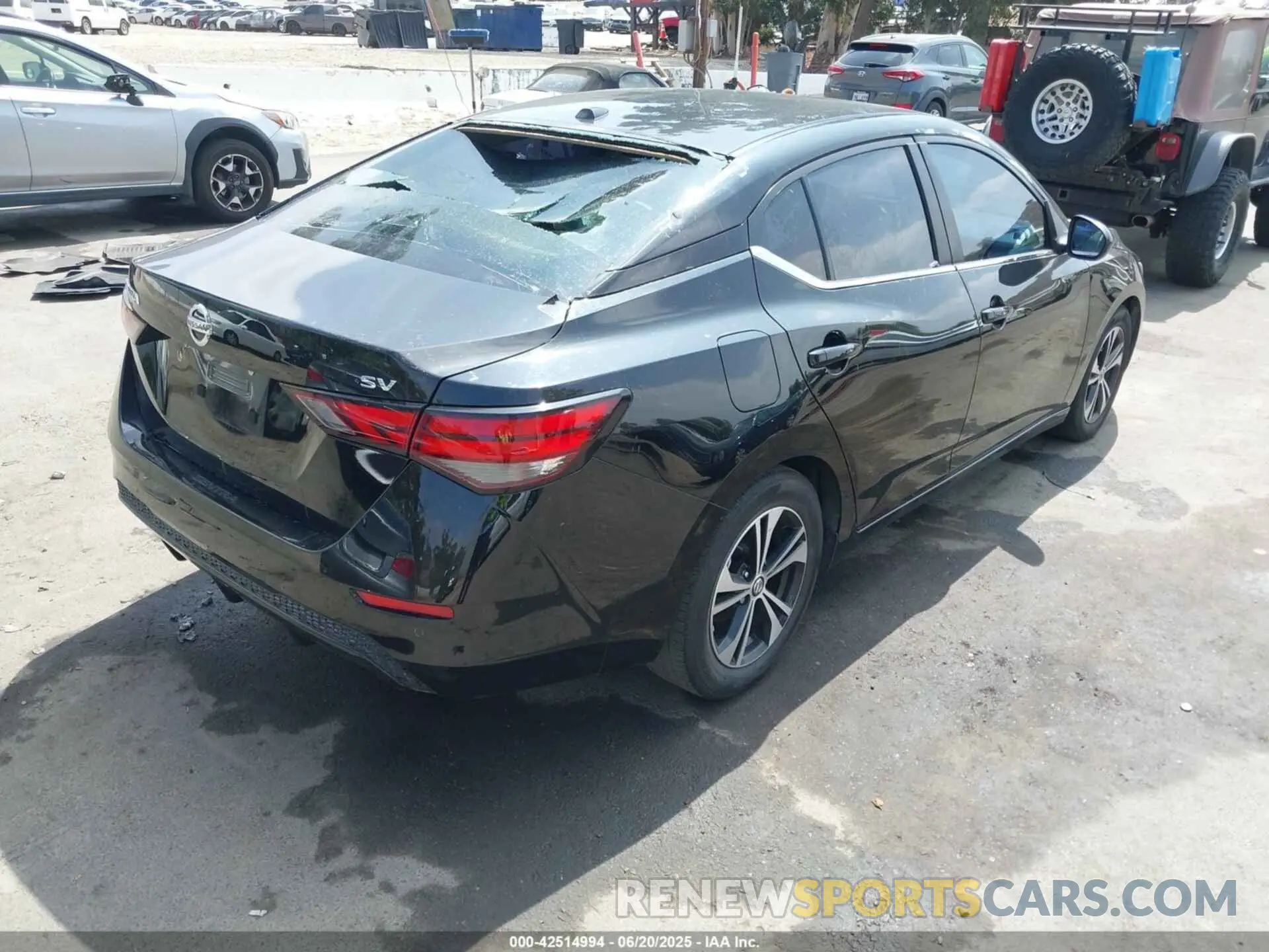 4 Фотография поврежденного автомобиля 3N1AB8CV8NY321207 NISSAN SENTRA 2022
