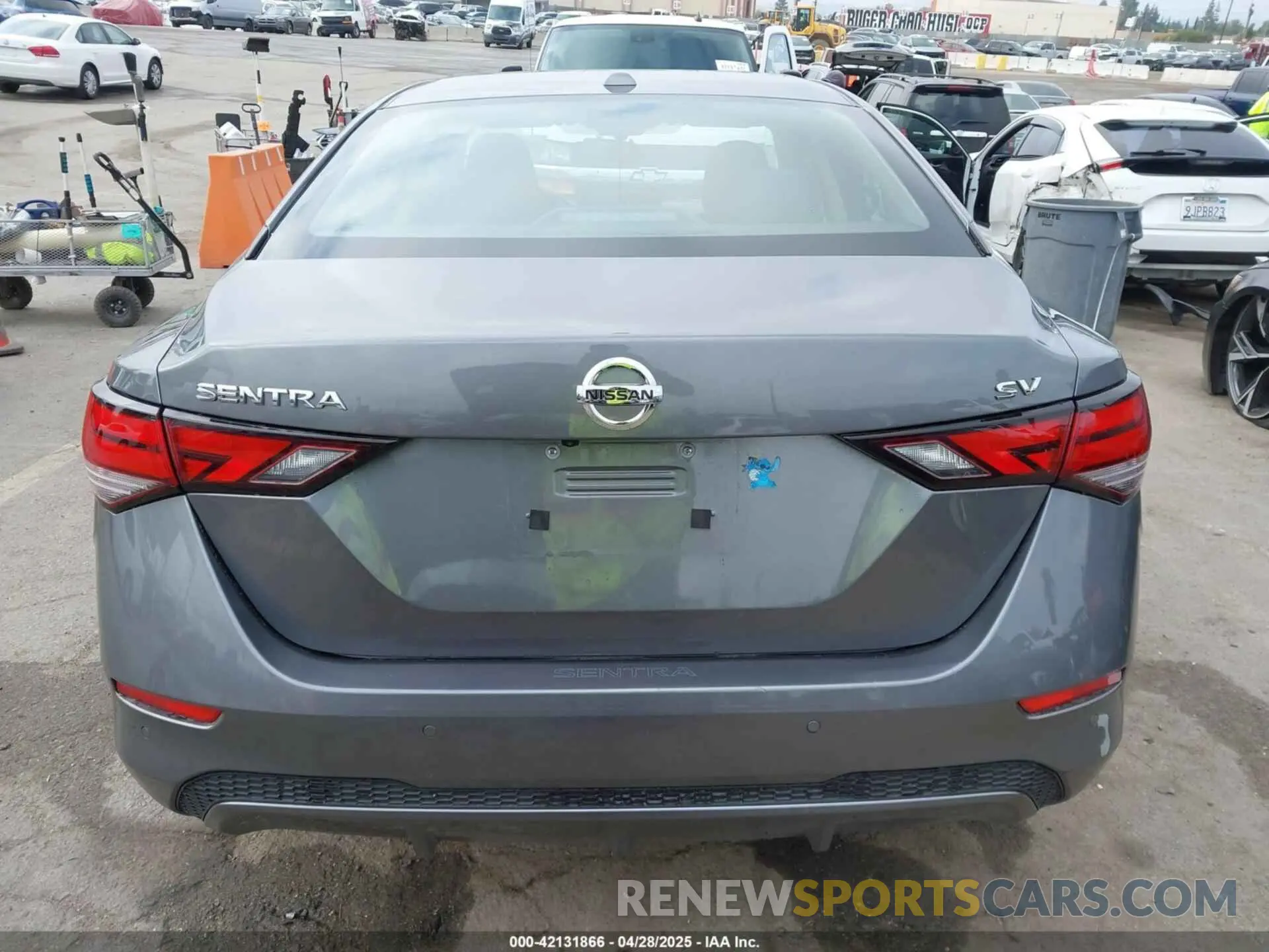 16 Photograph of a damaged car 3N1AB8CV9NY211458 NISSAN SENTRA 2022