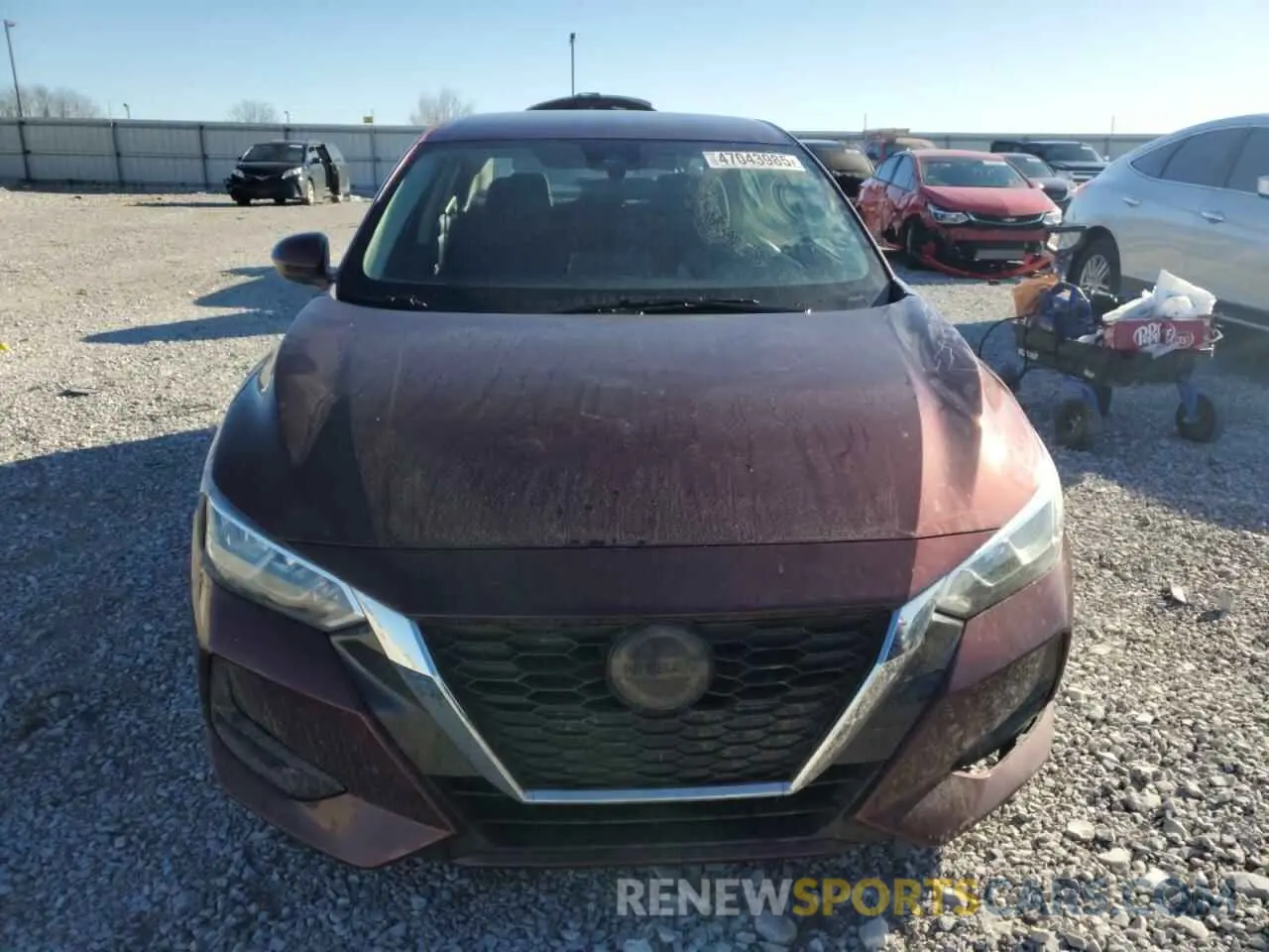 5 Photograph of a damaged car 3N1AB8CV9NY237171 NISSAN SENTRA 2022