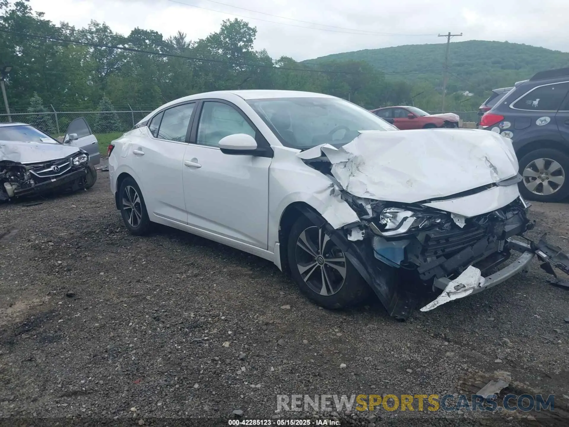 1 Photograph of a damaged car 3N1AB8CV9NY248929 NISSAN SENTRA 2022