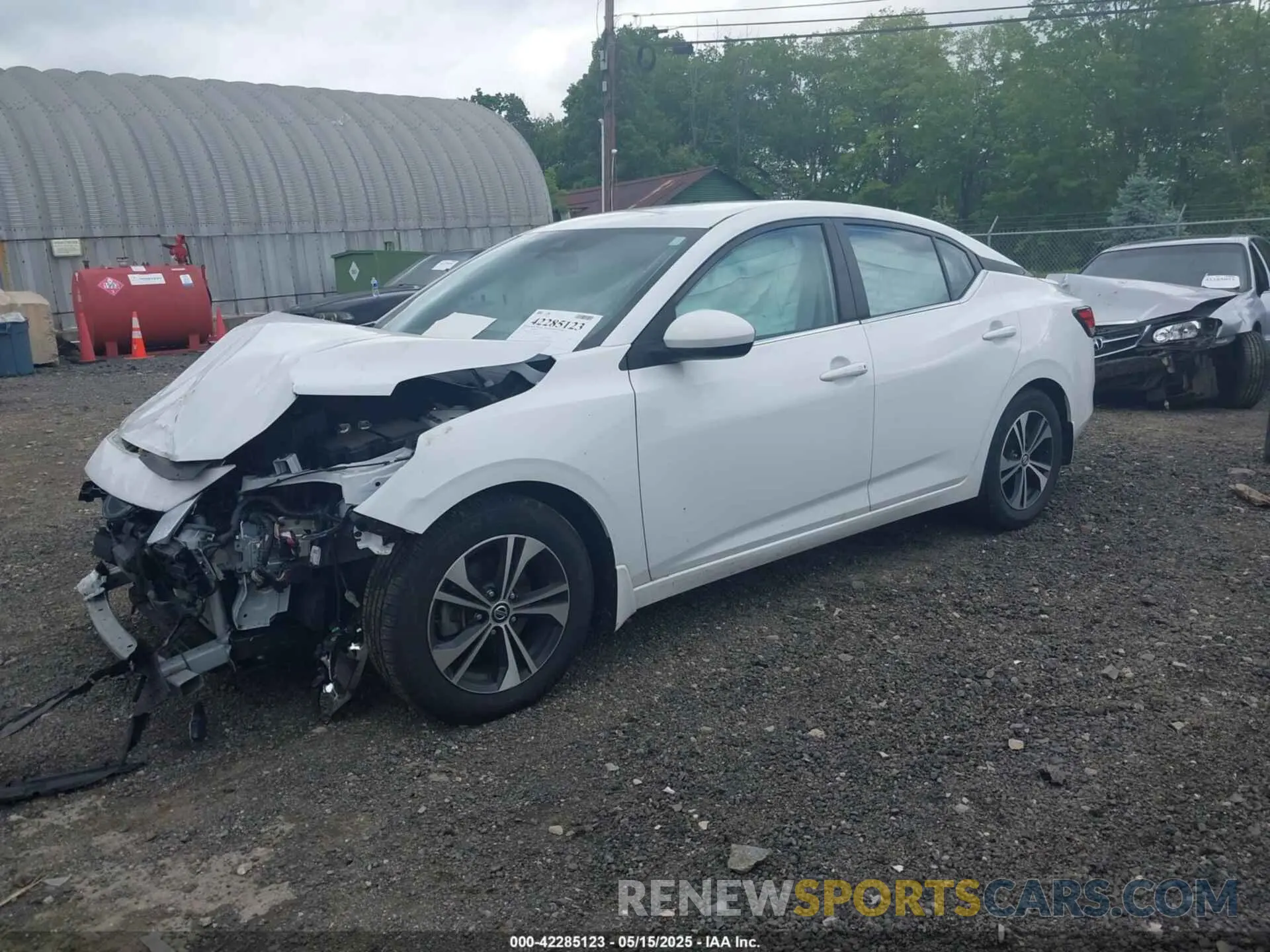 2 Photograph of a damaged car 3N1AB8CV9NY248929 NISSAN SENTRA 2022