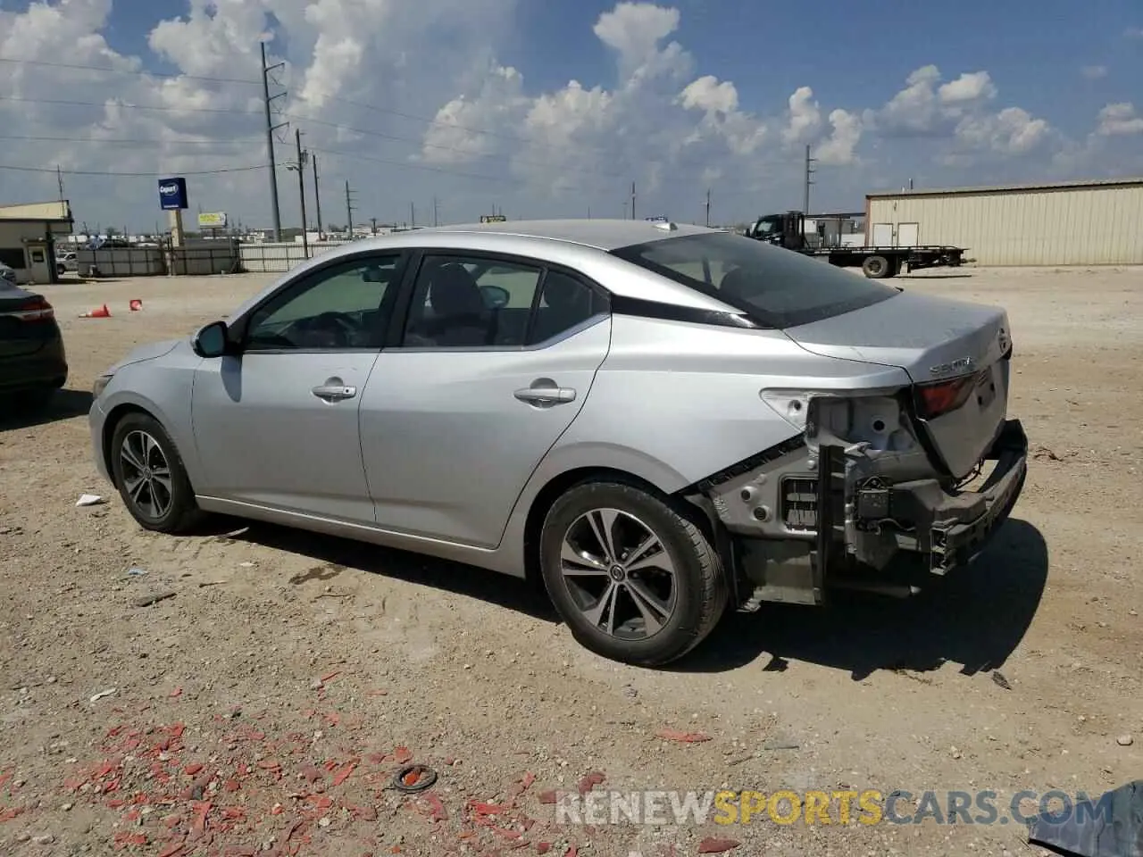 2 Photograph of a damaged car 3N1AB8CV9NY254438 NISSAN SENTRA 2022