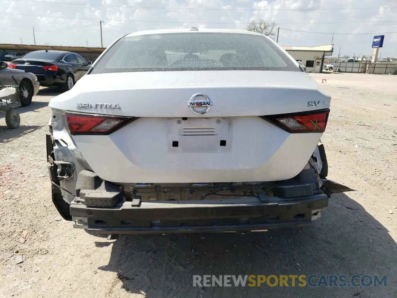 6 Photograph of a damaged car 3N1AB8CV9NY254438 NISSAN SENTRA 2022