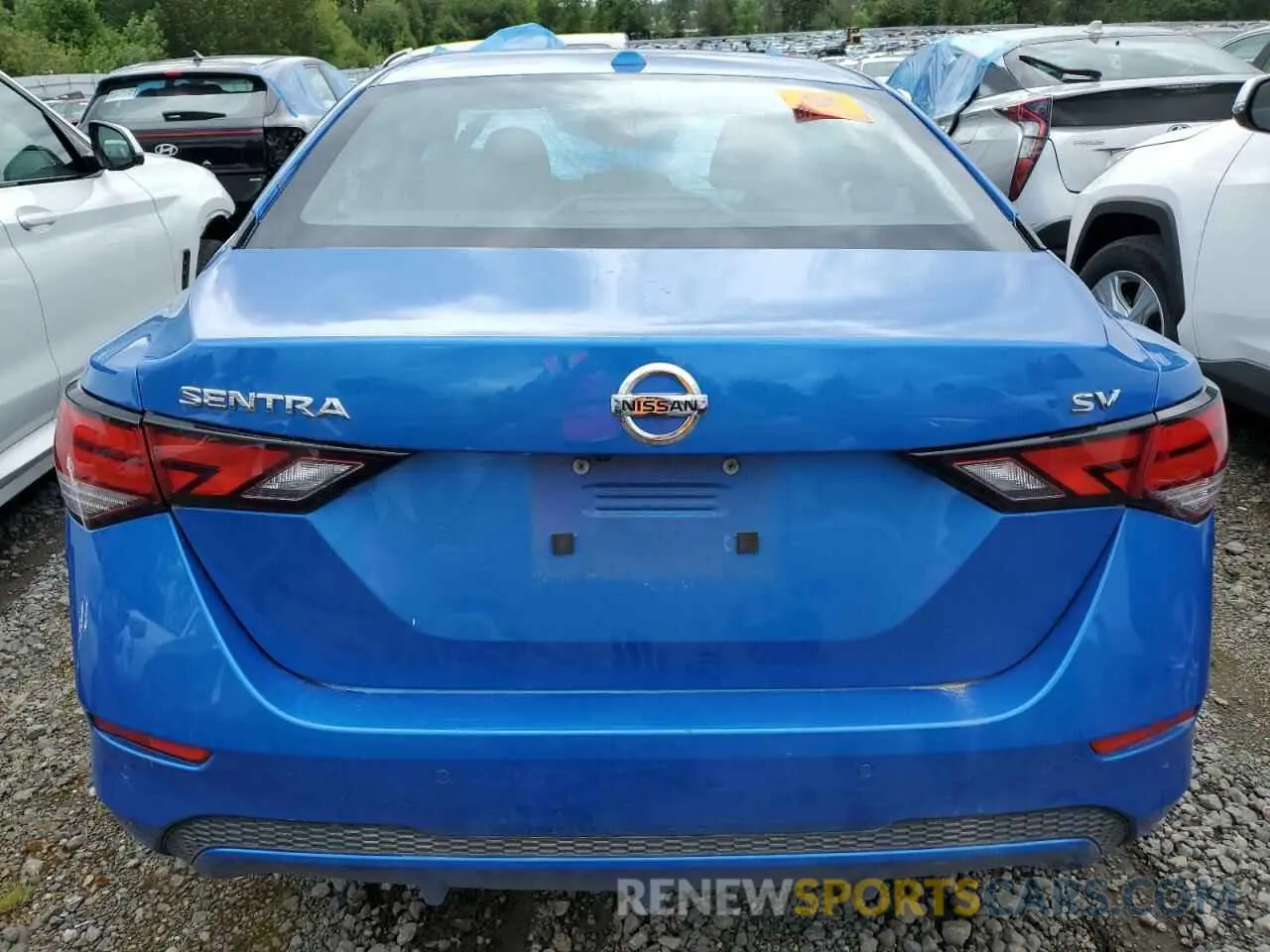6 Photograph of a damaged car 3N1AB8CV9NY256366 NISSAN SENTRA 2022