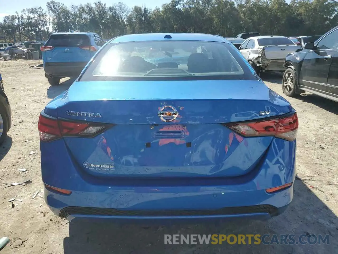 6 Photograph of a damaged car 3N1AB8CV9NY268291 NISSAN SENTRA 2022