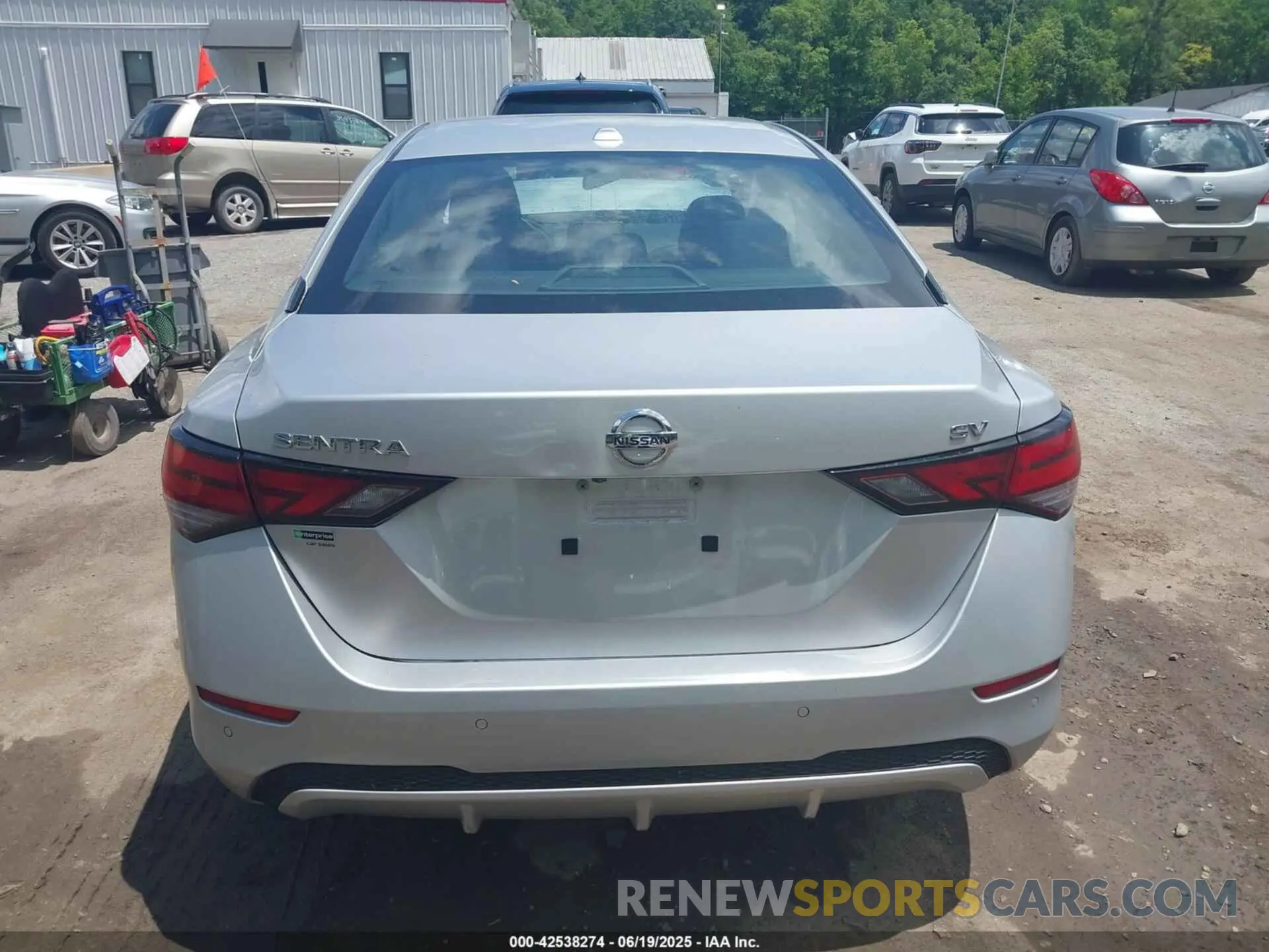 15 Photograph of a damaged car 3N1AB8CV9NY268324 NISSAN SENTRA 2022