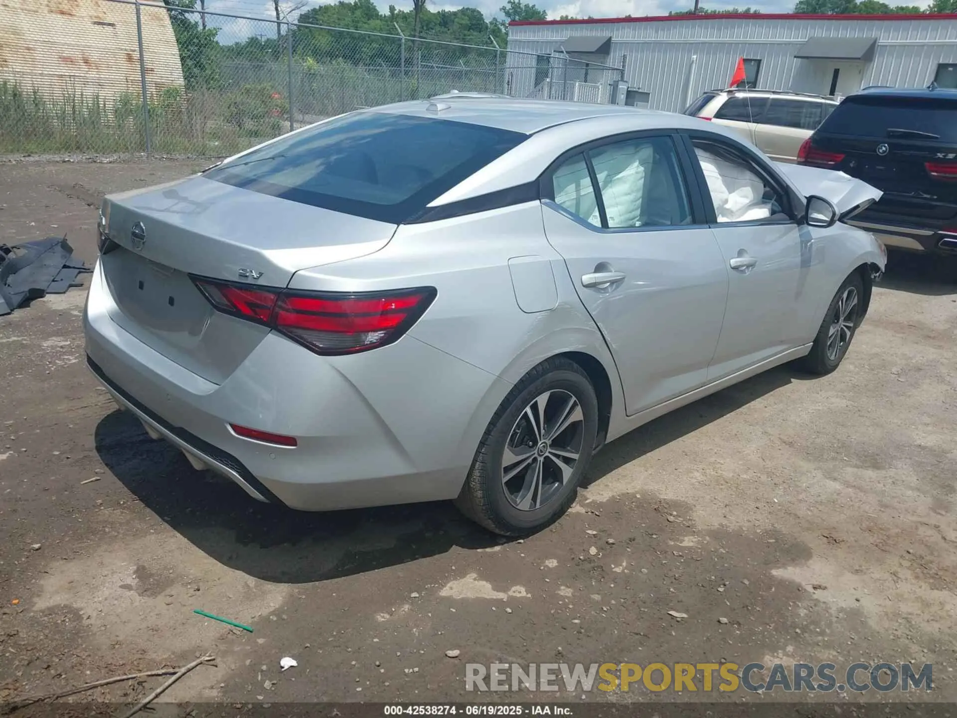 4 Photograph of a damaged car 3N1AB8CV9NY268324 NISSAN SENTRA 2022