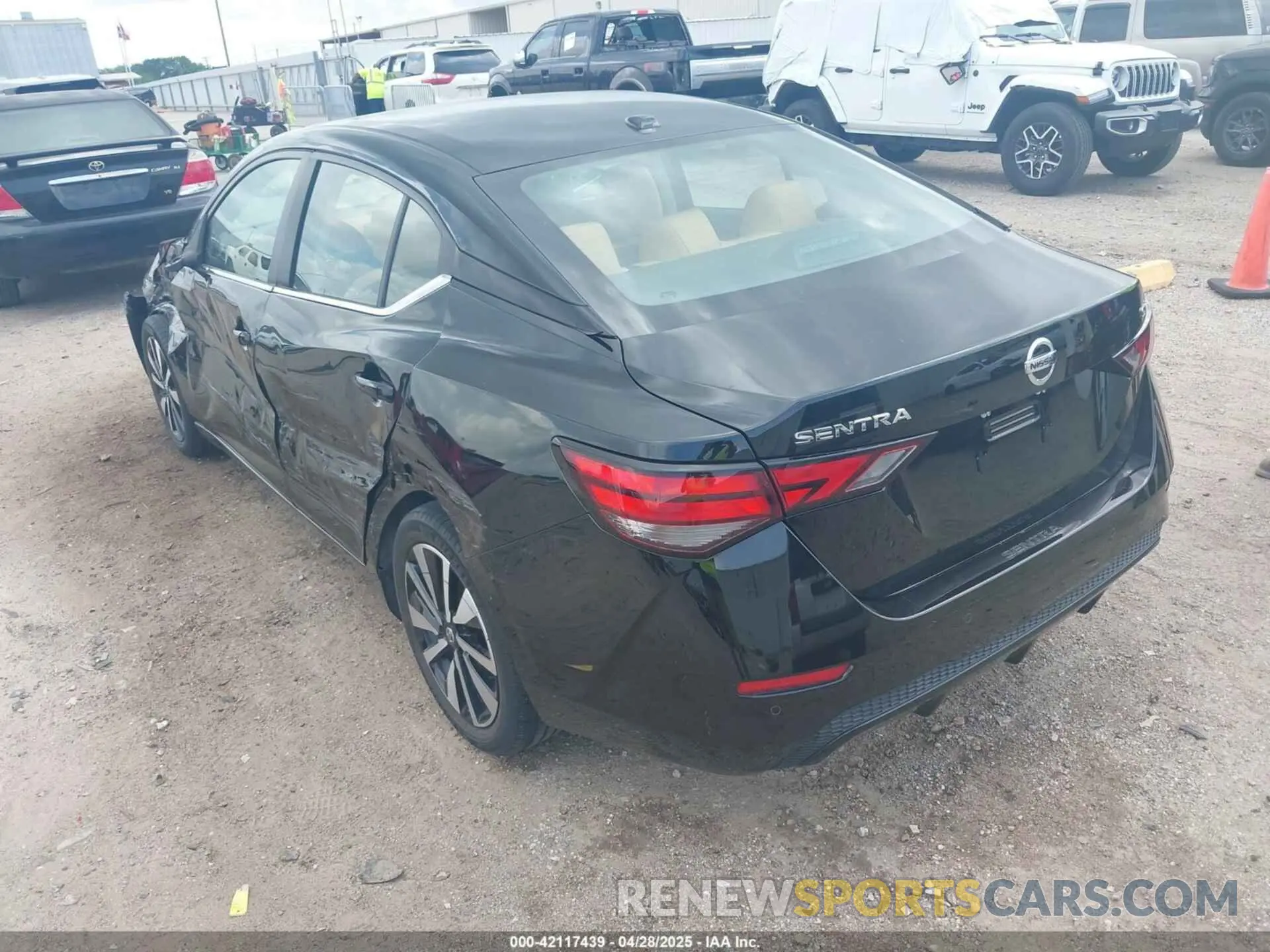 3 Photograph of a damaged car 3N1AB8CV9NY313875 NISSAN SENTRA 2022