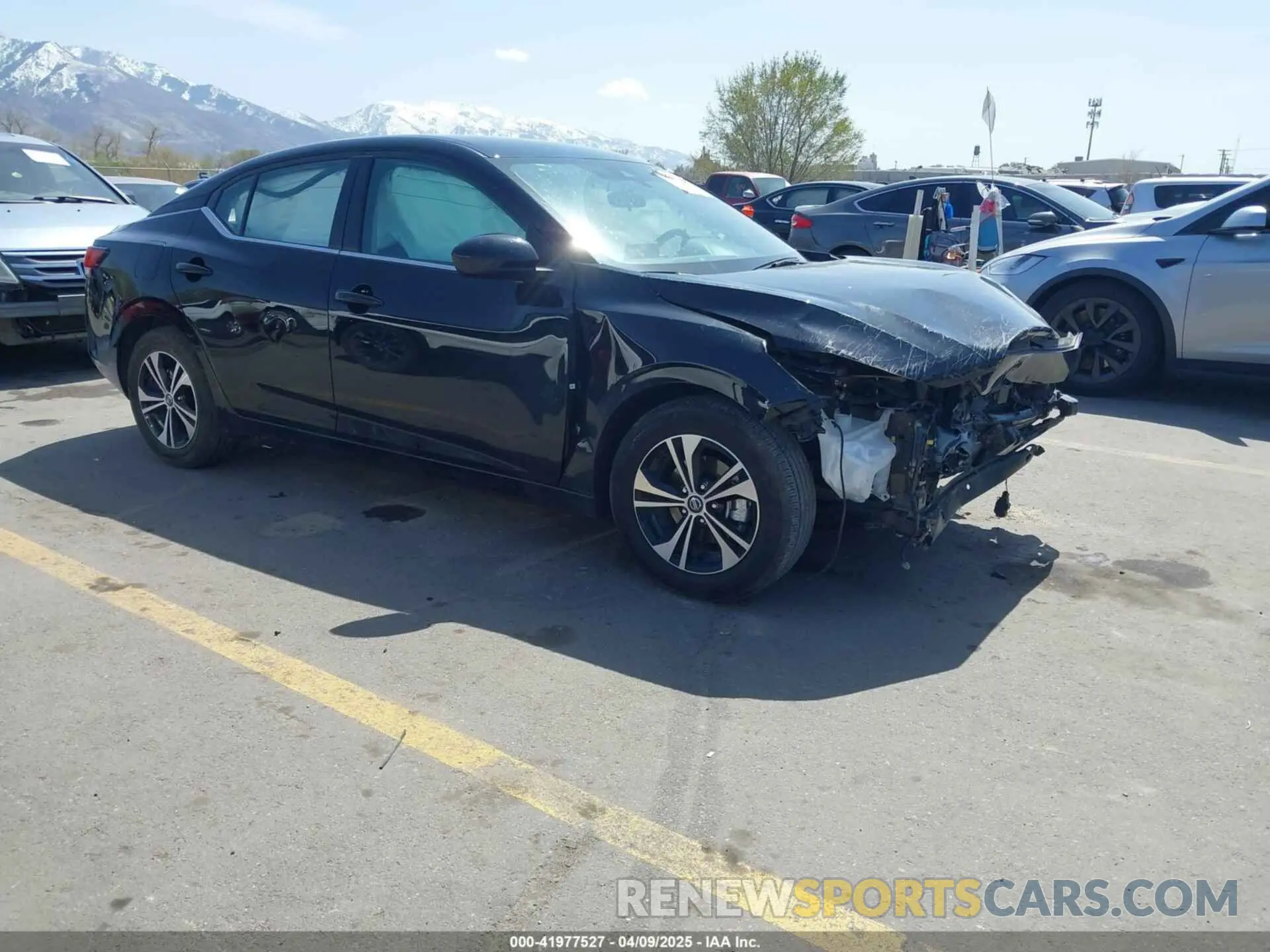 1 Photograph of a damaged car 3N1AB8CV9NY314458 NISSAN SENTRA 2022