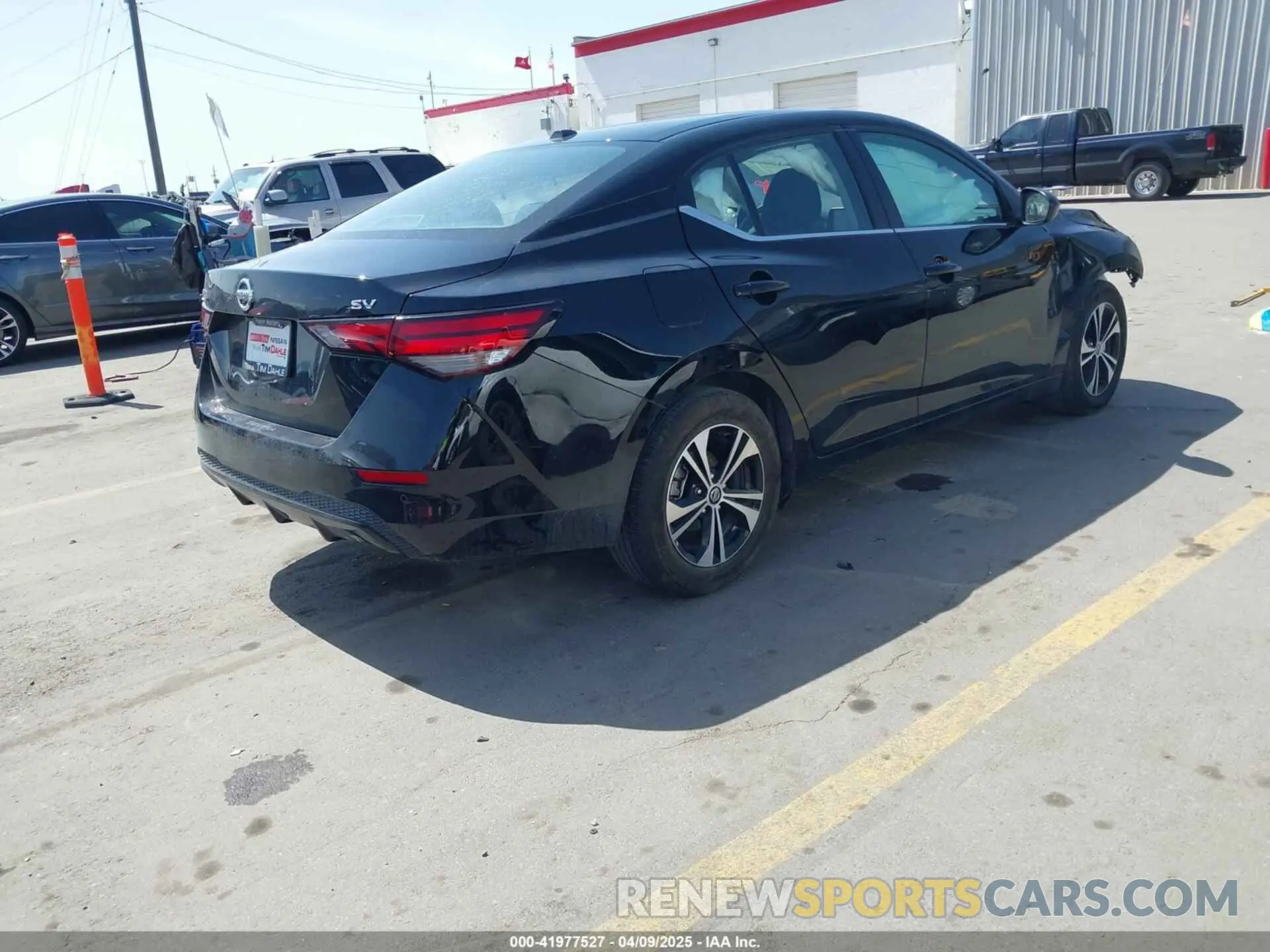4 Photograph of a damaged car 3N1AB8CV9NY314458 NISSAN SENTRA 2022