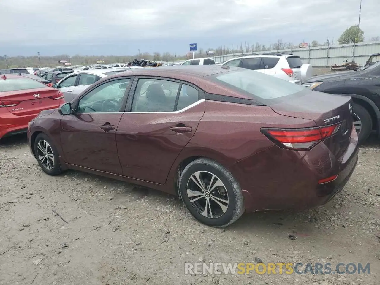 2 Photograph of a damaged car 3N1AB8CVXNY213980 NISSAN SENTRA 2022