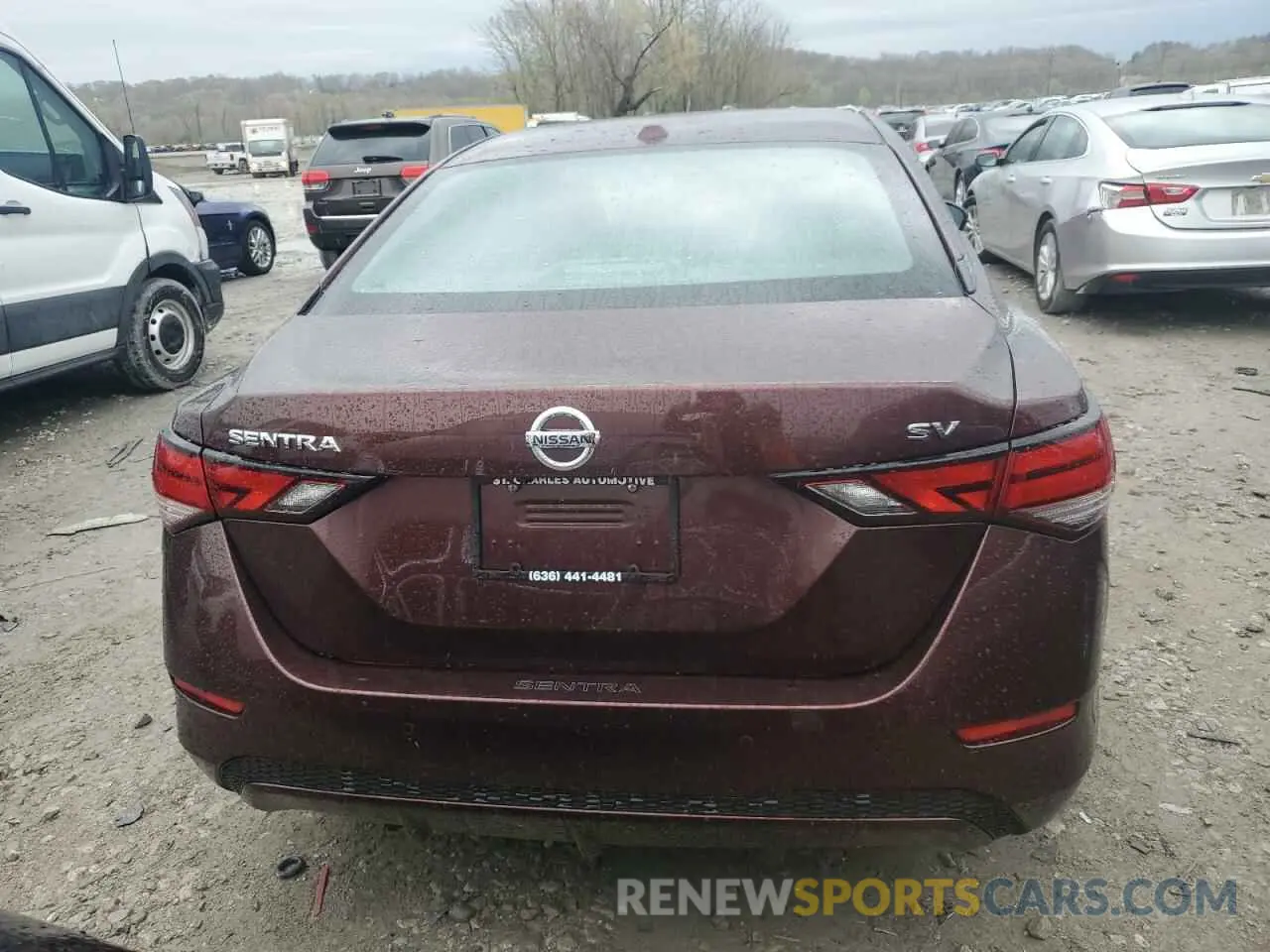 6 Photograph of a damaged car 3N1AB8CVXNY213980 NISSAN SENTRA 2022