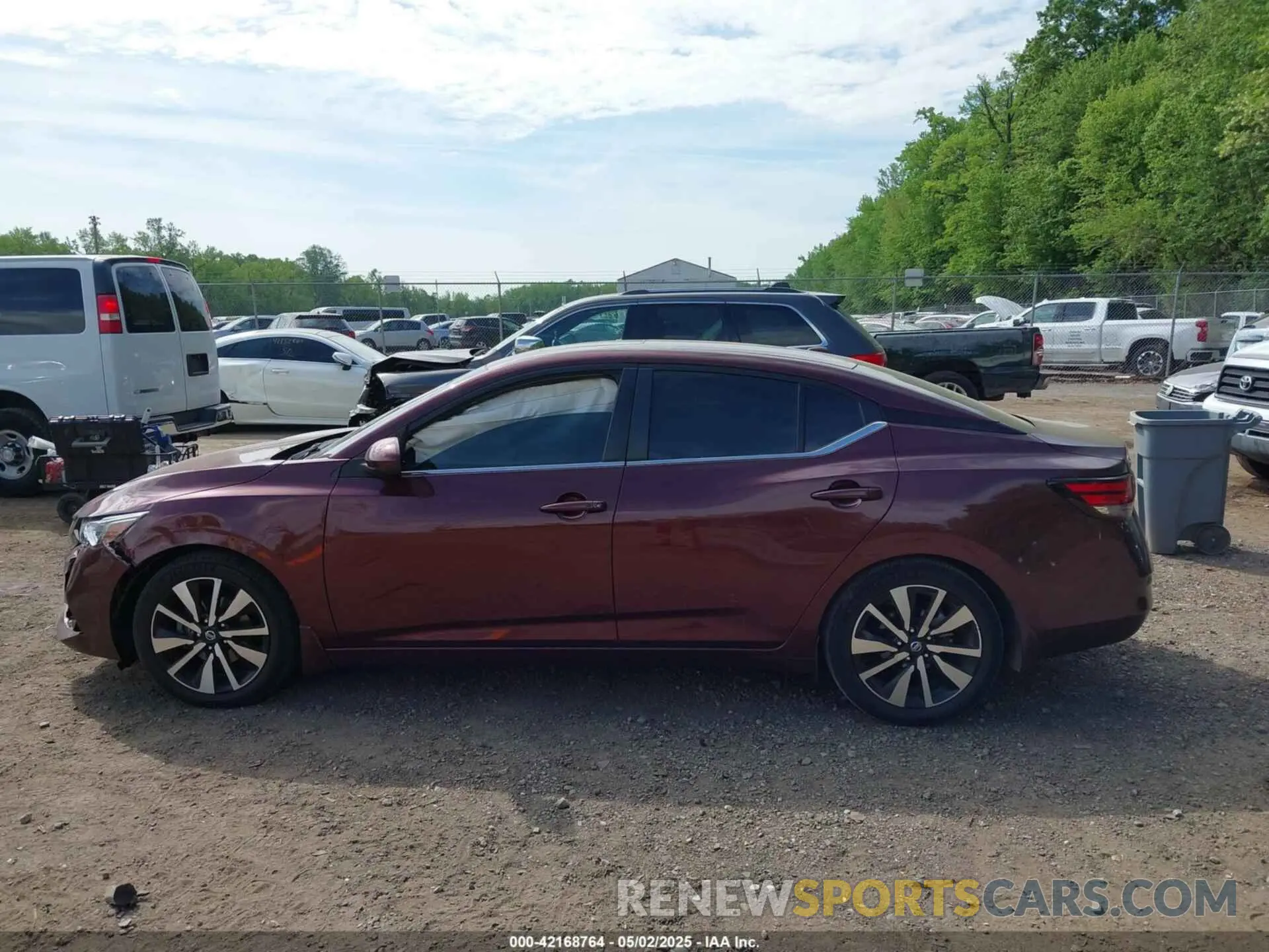 14 Photograph of a damaged car 3N1AB8CVXNY221514 NISSAN SENTRA 2022